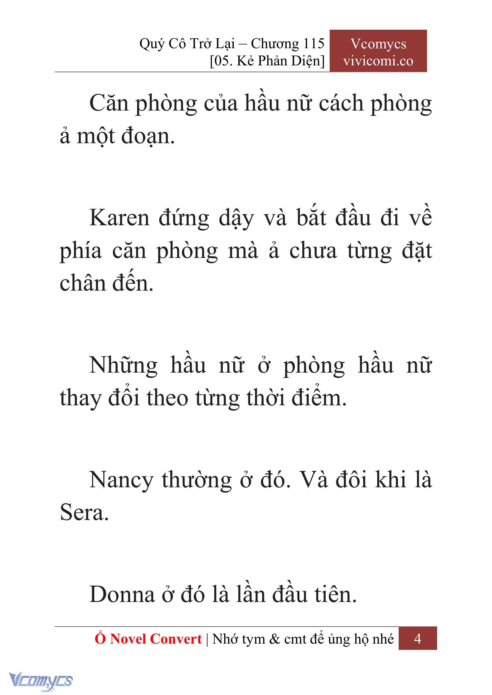 [Novel] Quý Cô Trở Lại Chapter 115 - Trang 7