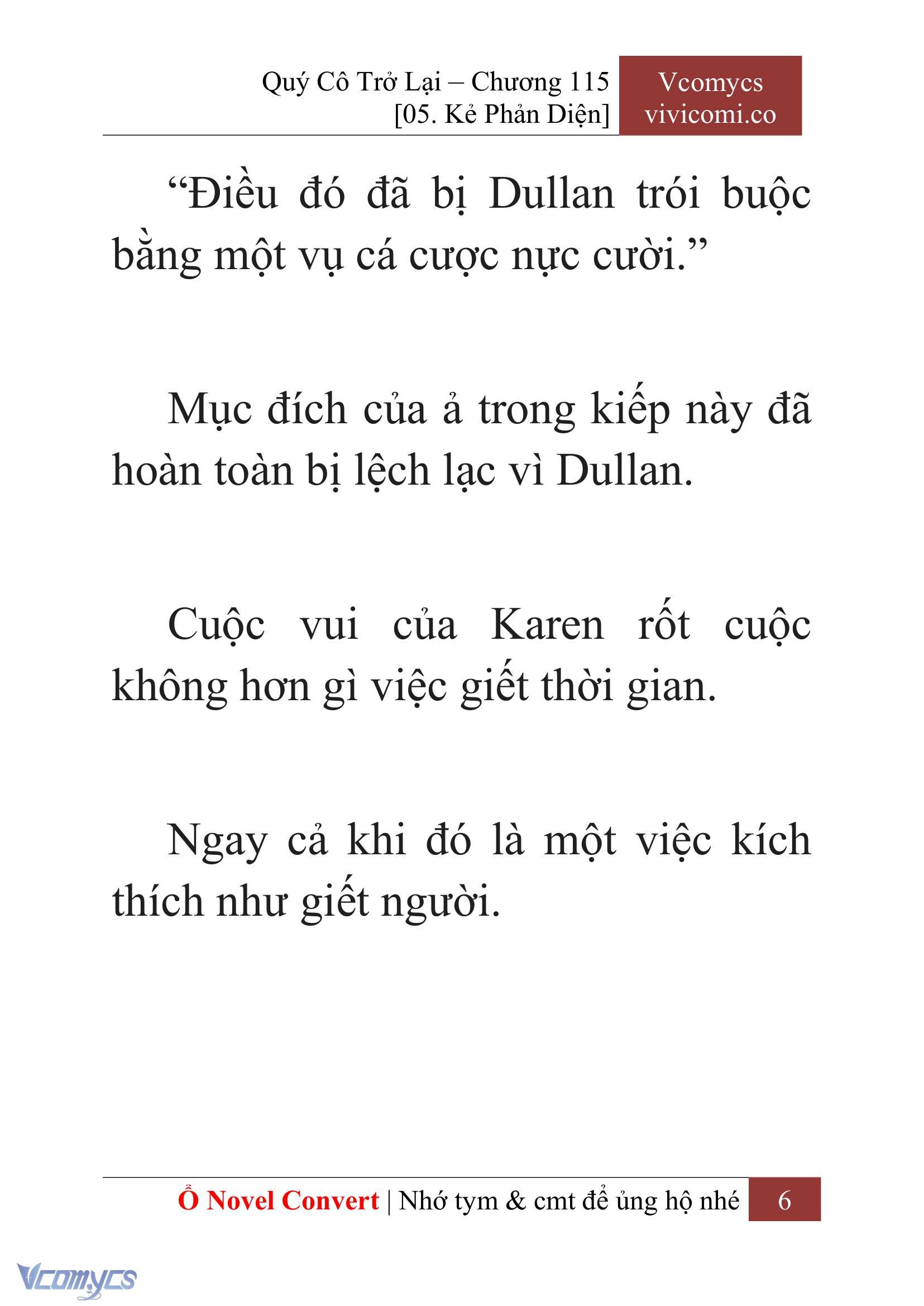 [Novel] Quý Cô Trở Lại Chapter 115 - Trang 9