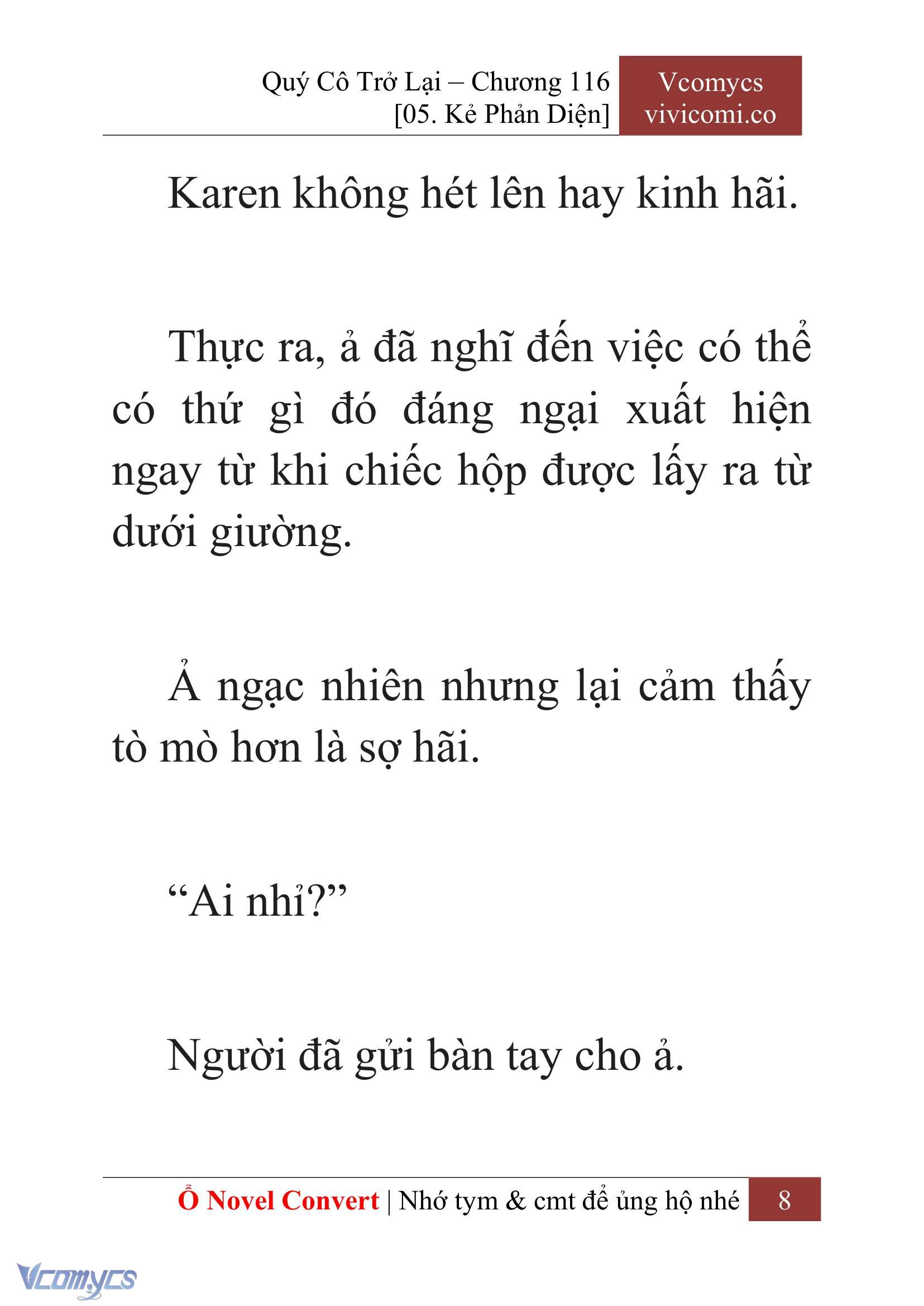 [Novel] Quý Cô Trở Lại Chapter 116 - Trang 11