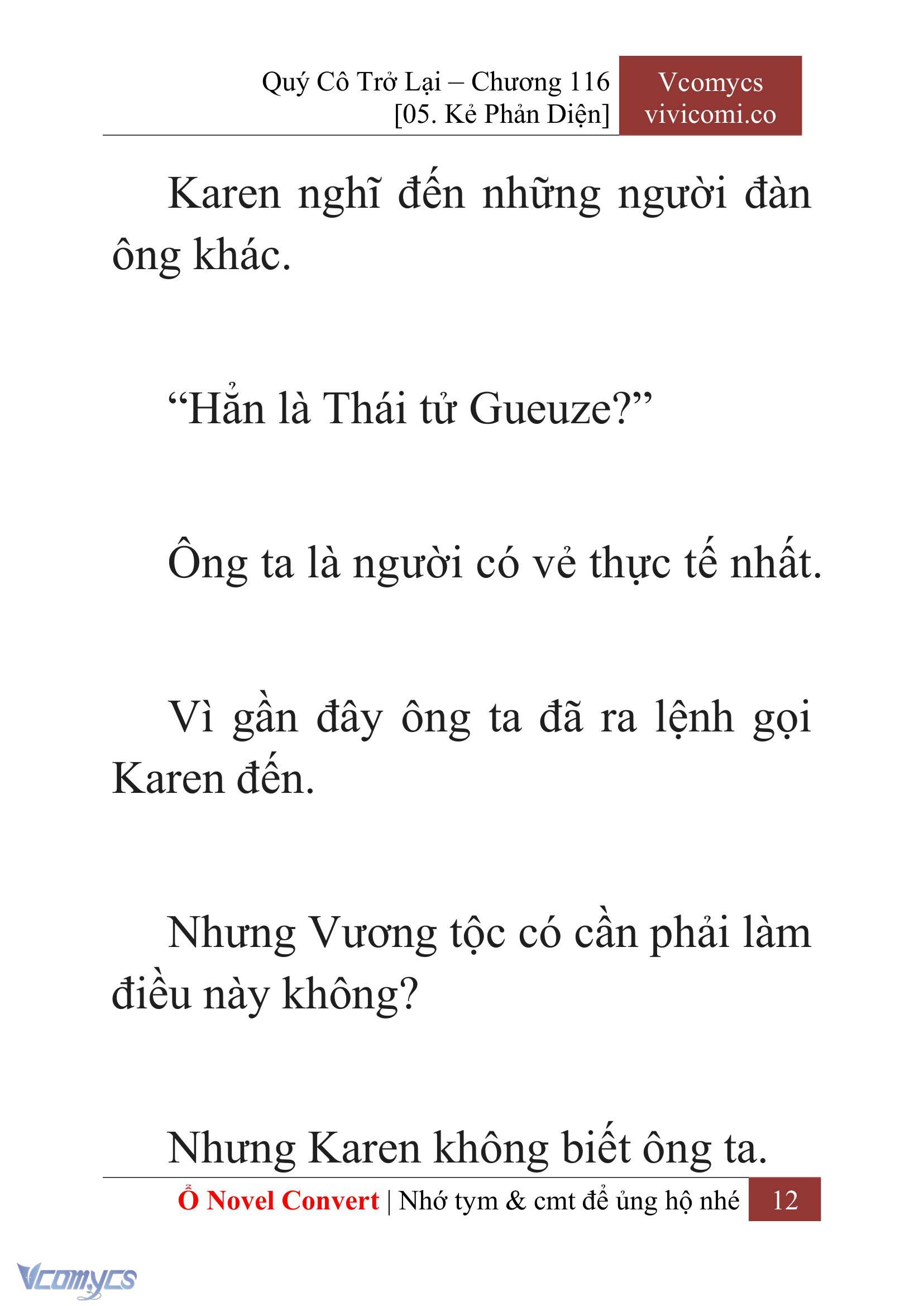 [Novel] Quý Cô Trở Lại Chapter 116 - Trang 15