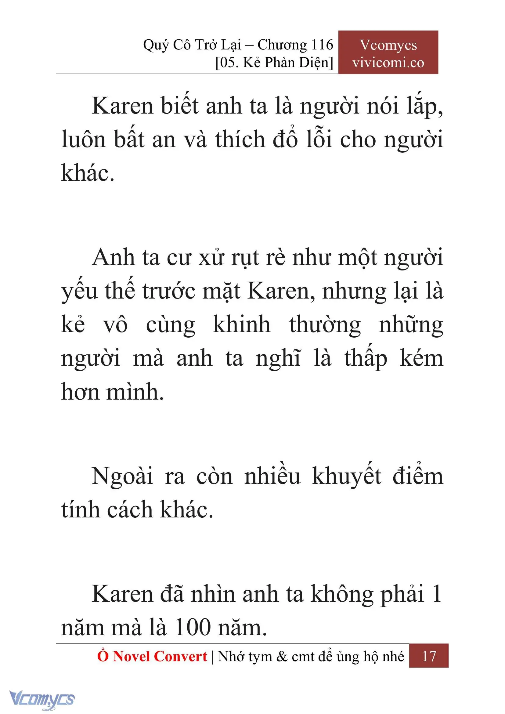 [Novel] Quý Cô Trở Lại Chapter 116 - Trang 20