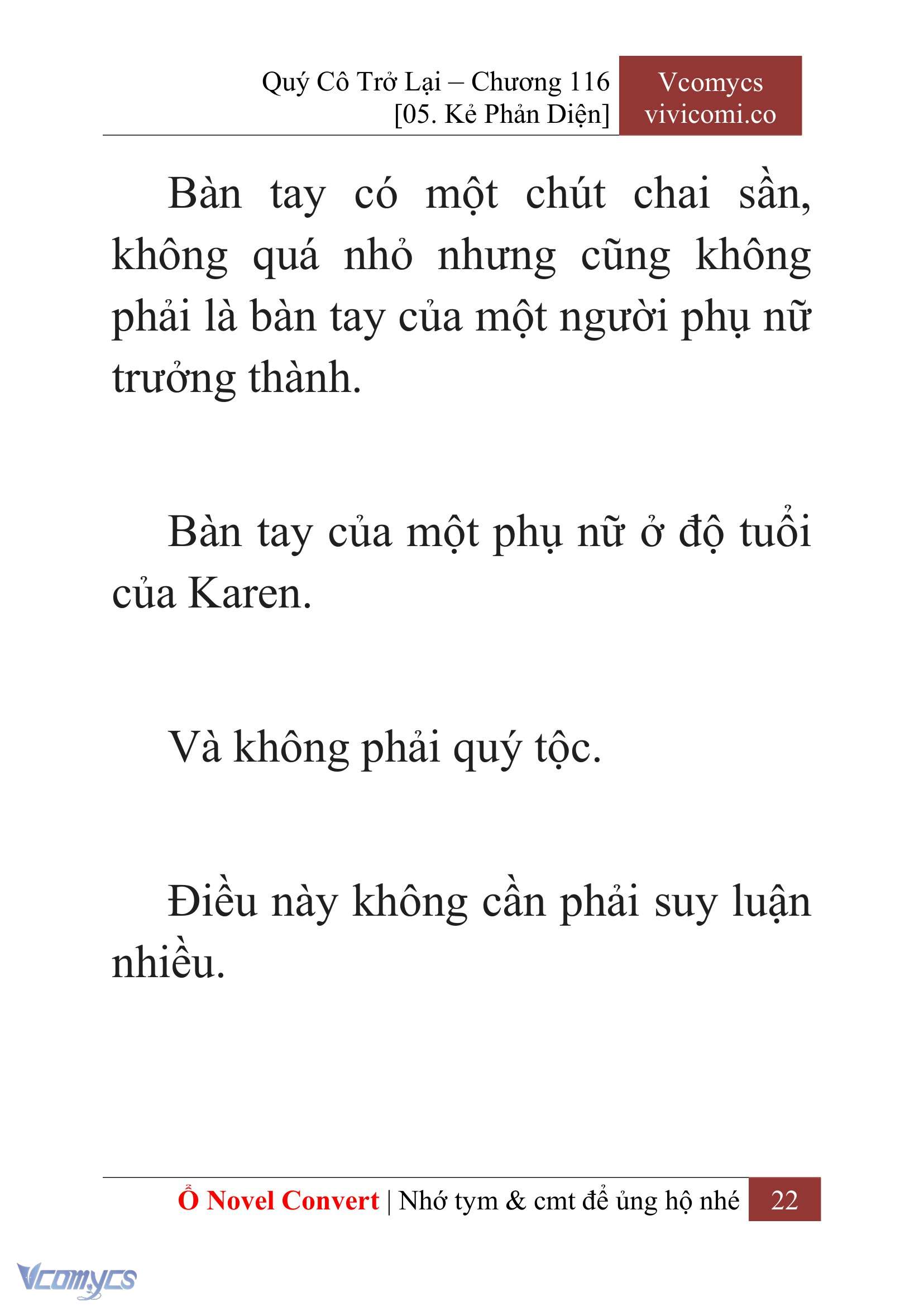 [Novel] Quý Cô Trở Lại Chapter 116 - Trang 25