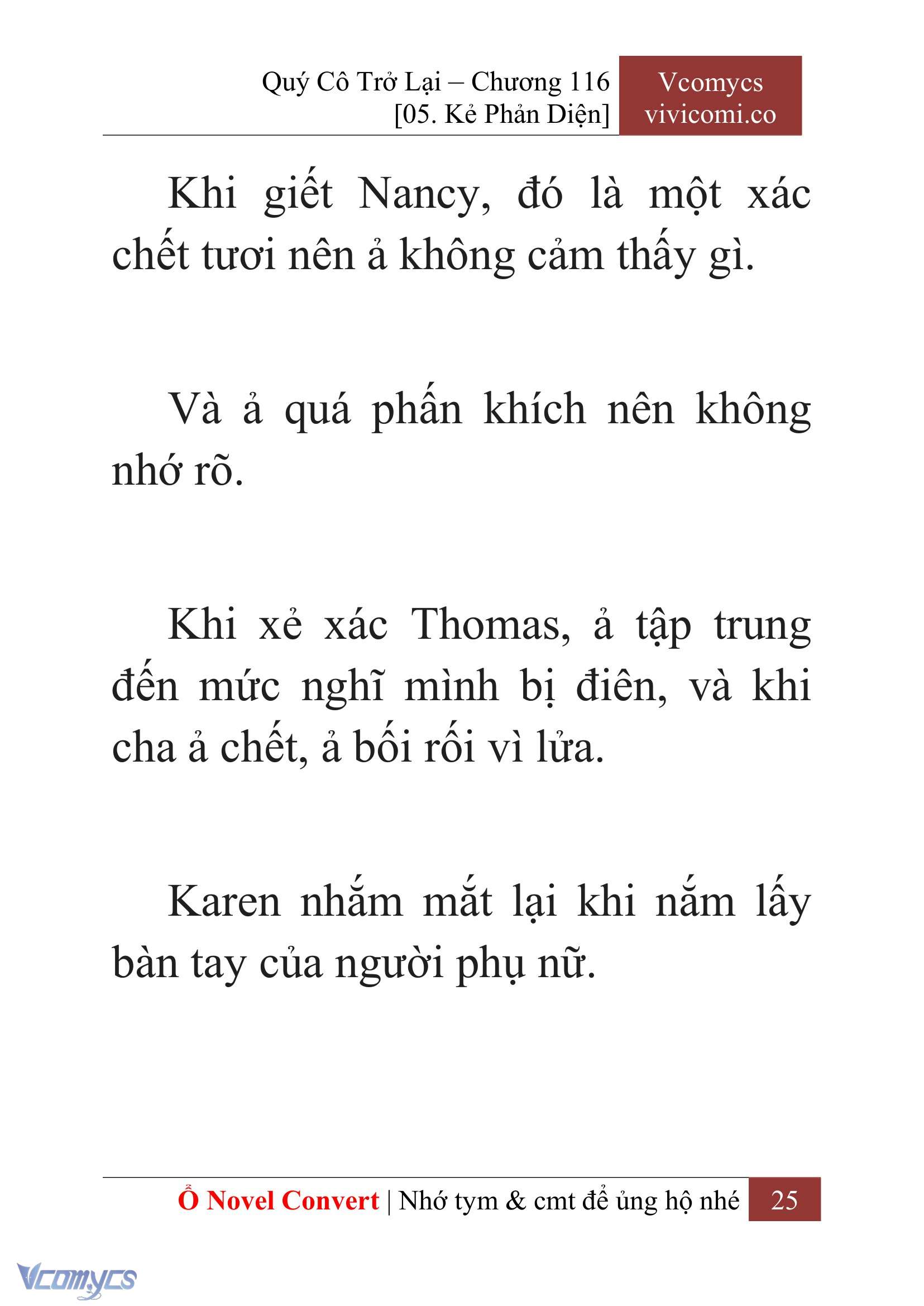 [Novel] Quý Cô Trở Lại Chapter 116 - Trang 28