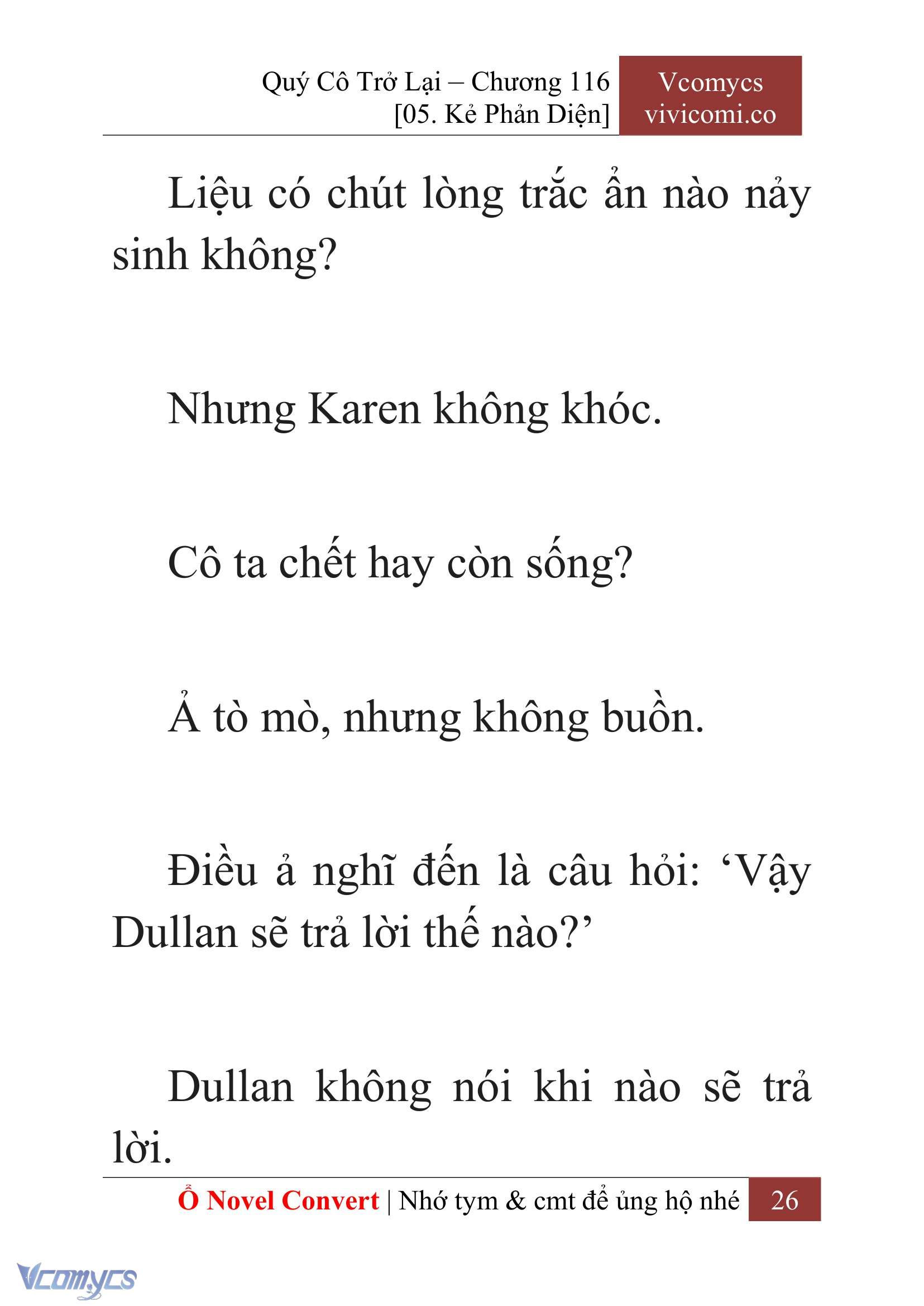 [Novel] Quý Cô Trở Lại Chapter 116 - Trang 29