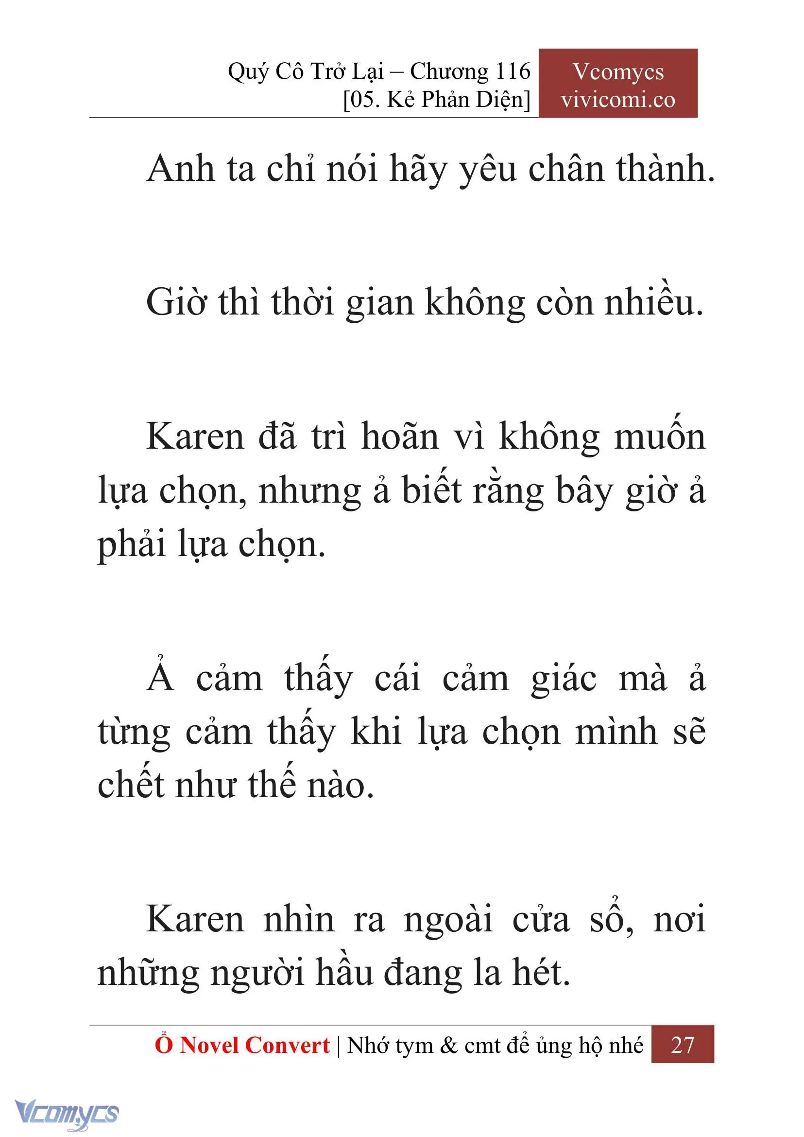 [Novel] Quý Cô Trở Lại Chapter 116 - Trang 30