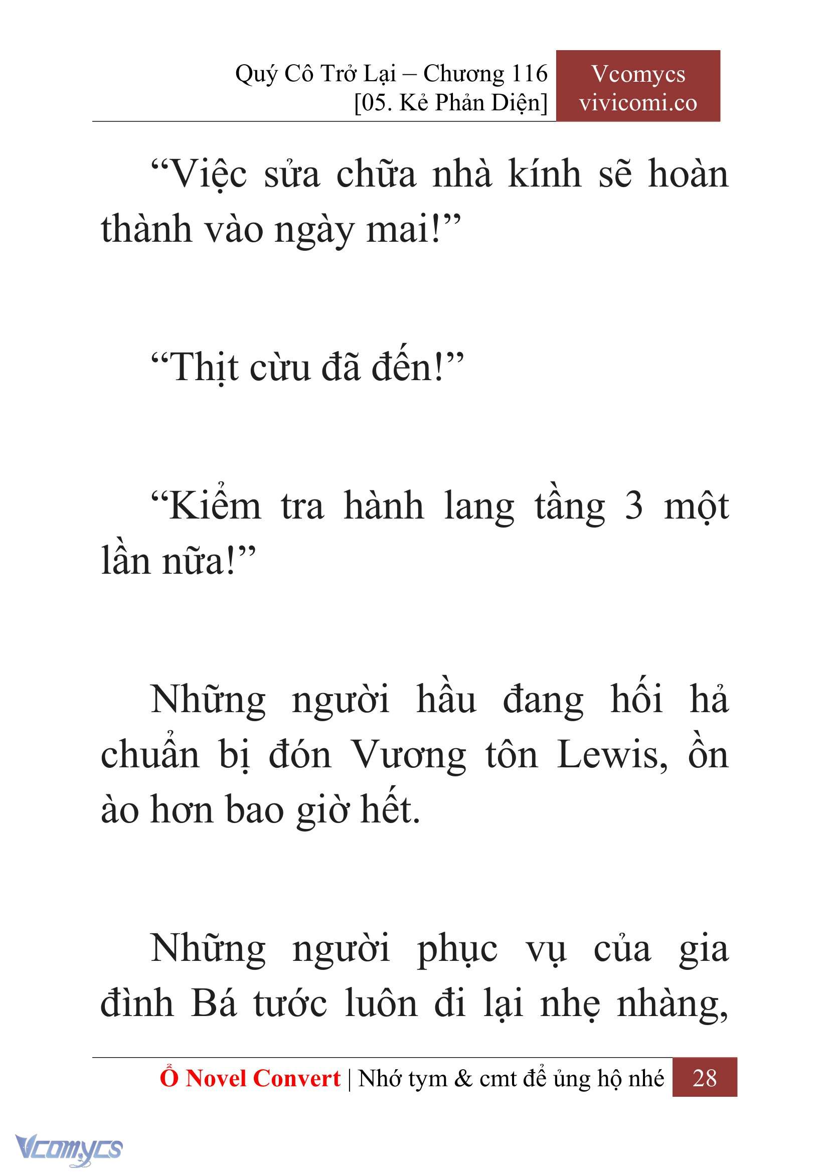 [Novel] Quý Cô Trở Lại Chapter 116 - Trang 31