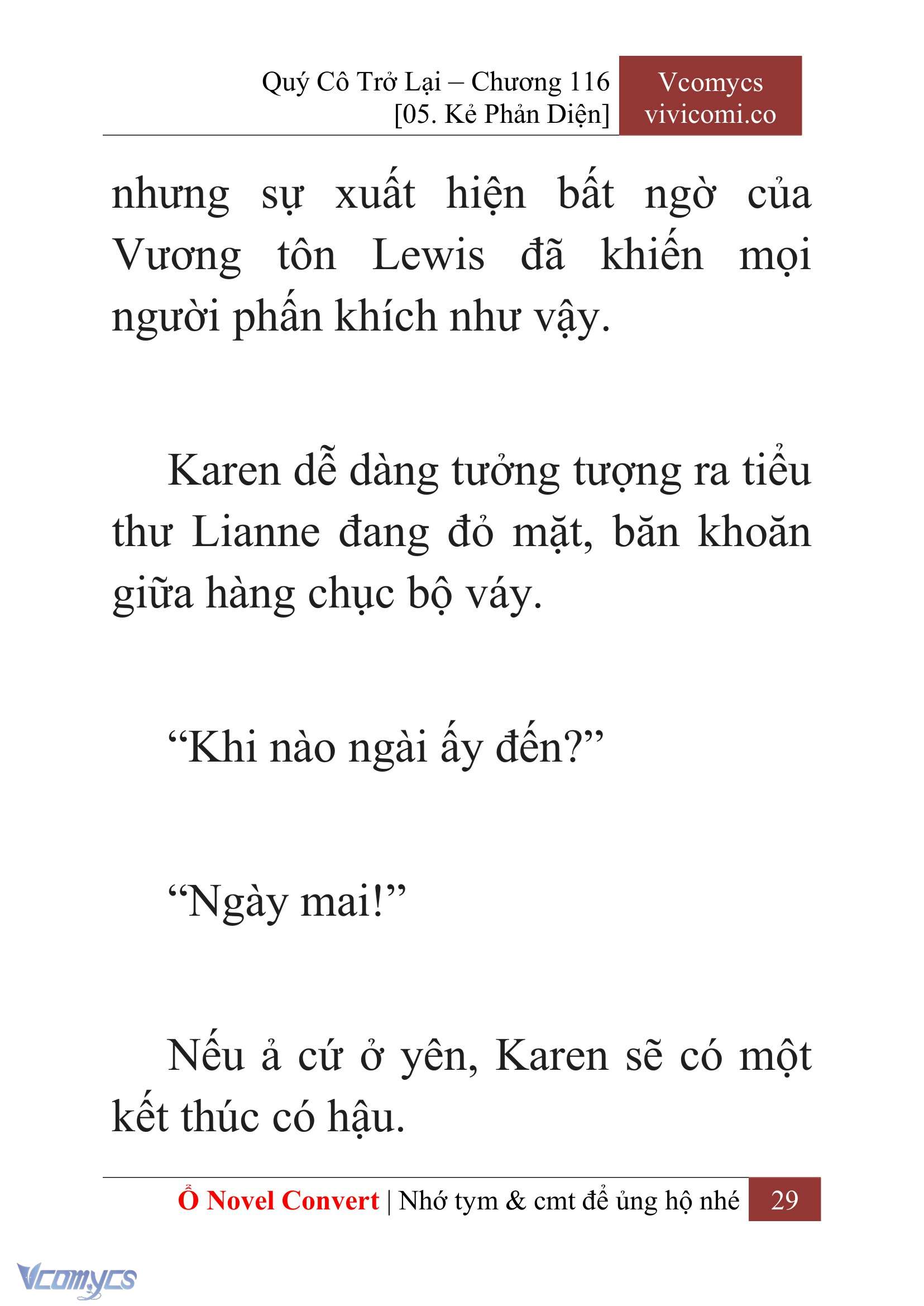 [Novel] Quý Cô Trở Lại Chapter 116 - Trang 32