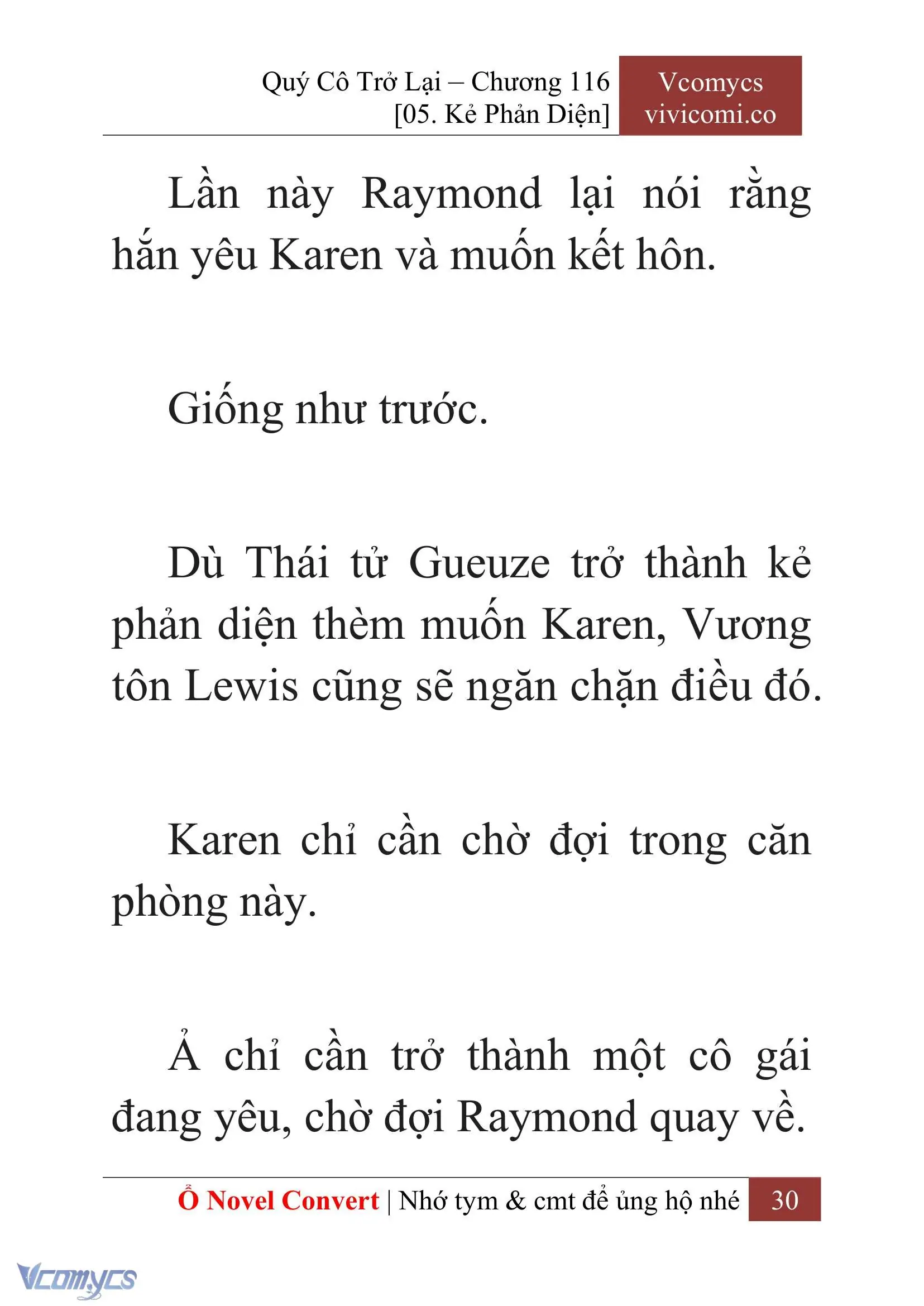 [Novel] Quý Cô Trở Lại Chapter 116 - Trang 33