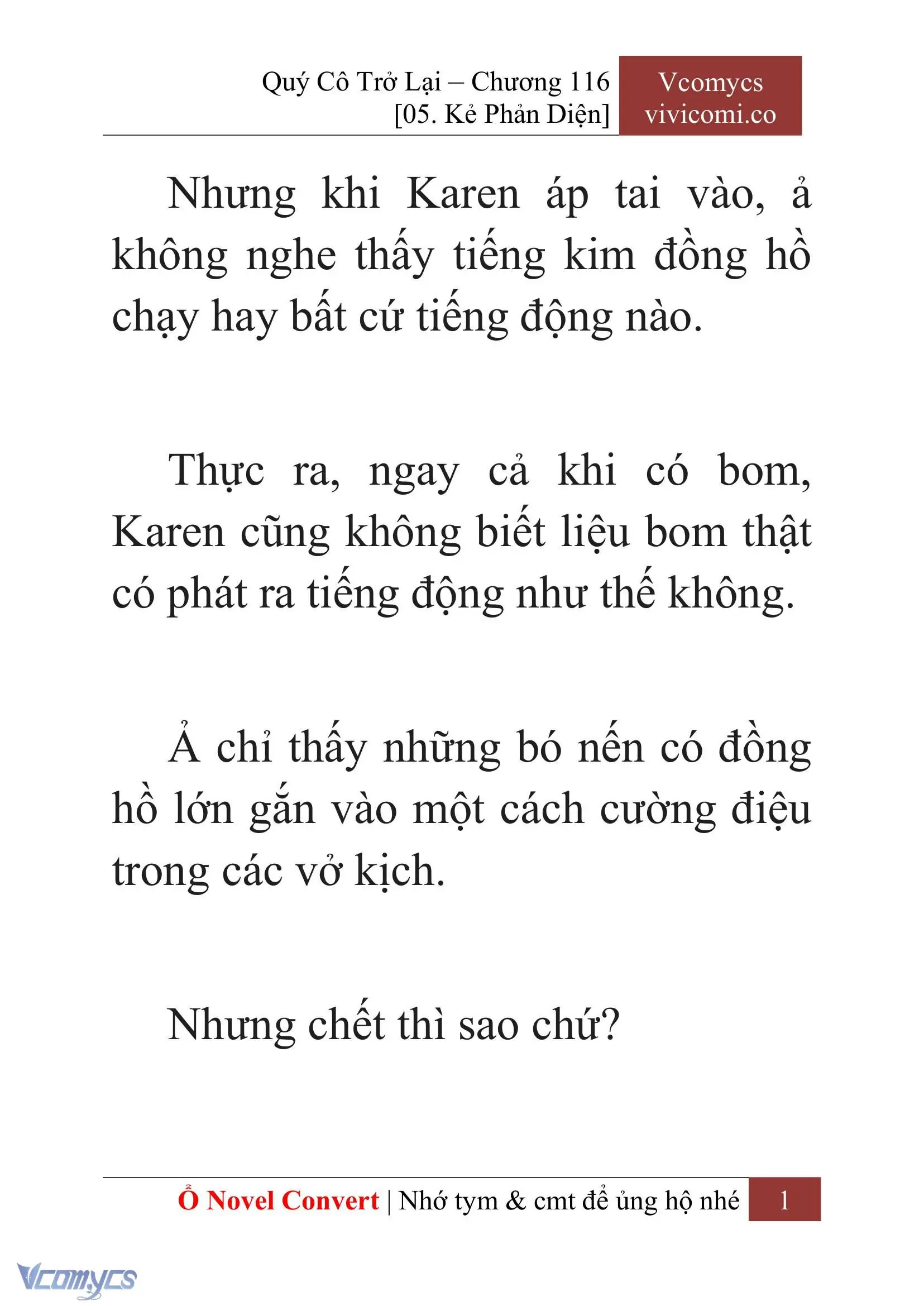 [Novel] Quý Cô Trở Lại Chapter 116 - Trang 4