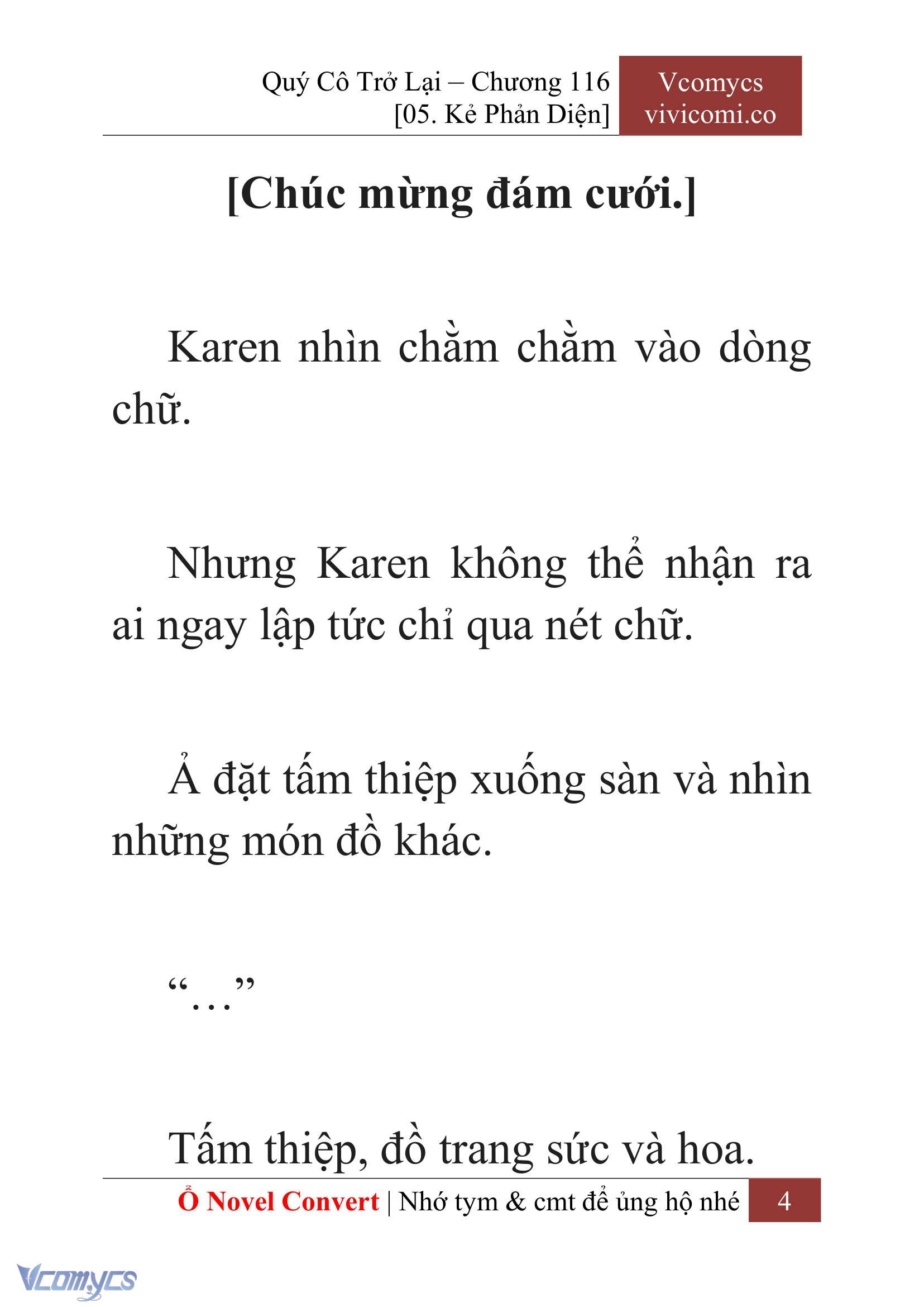 [Novel] Quý Cô Trở Lại Chapter 116 - Trang 7