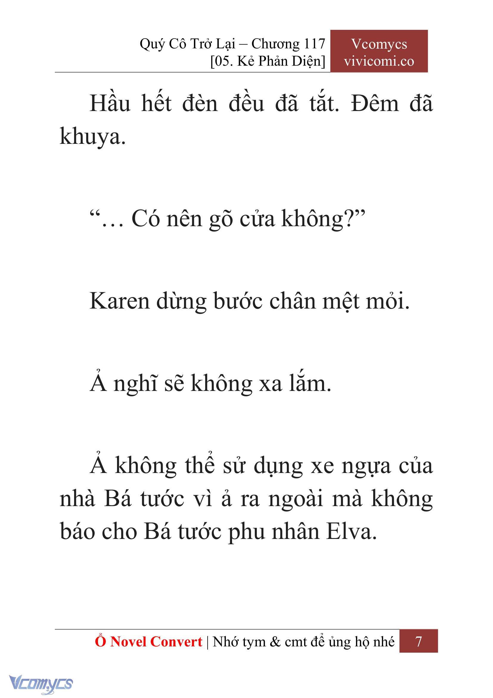 [Novel] Quý Cô Trở Lại Chapter 117 - Trang 10
