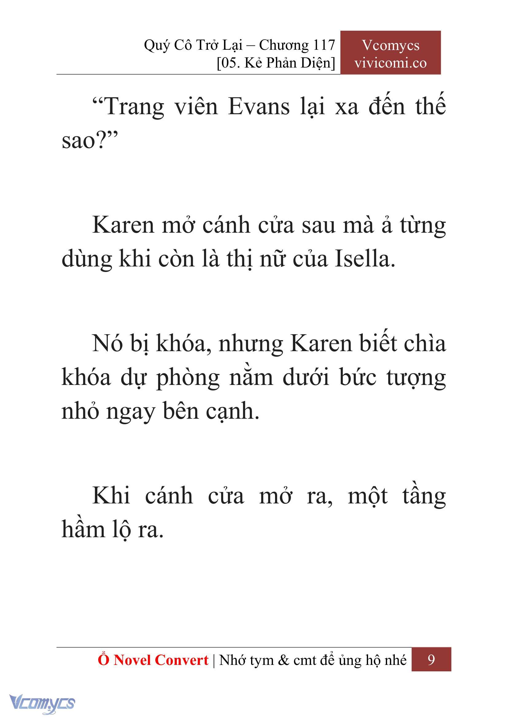 [Novel] Quý Cô Trở Lại Chapter 117 - Trang 12