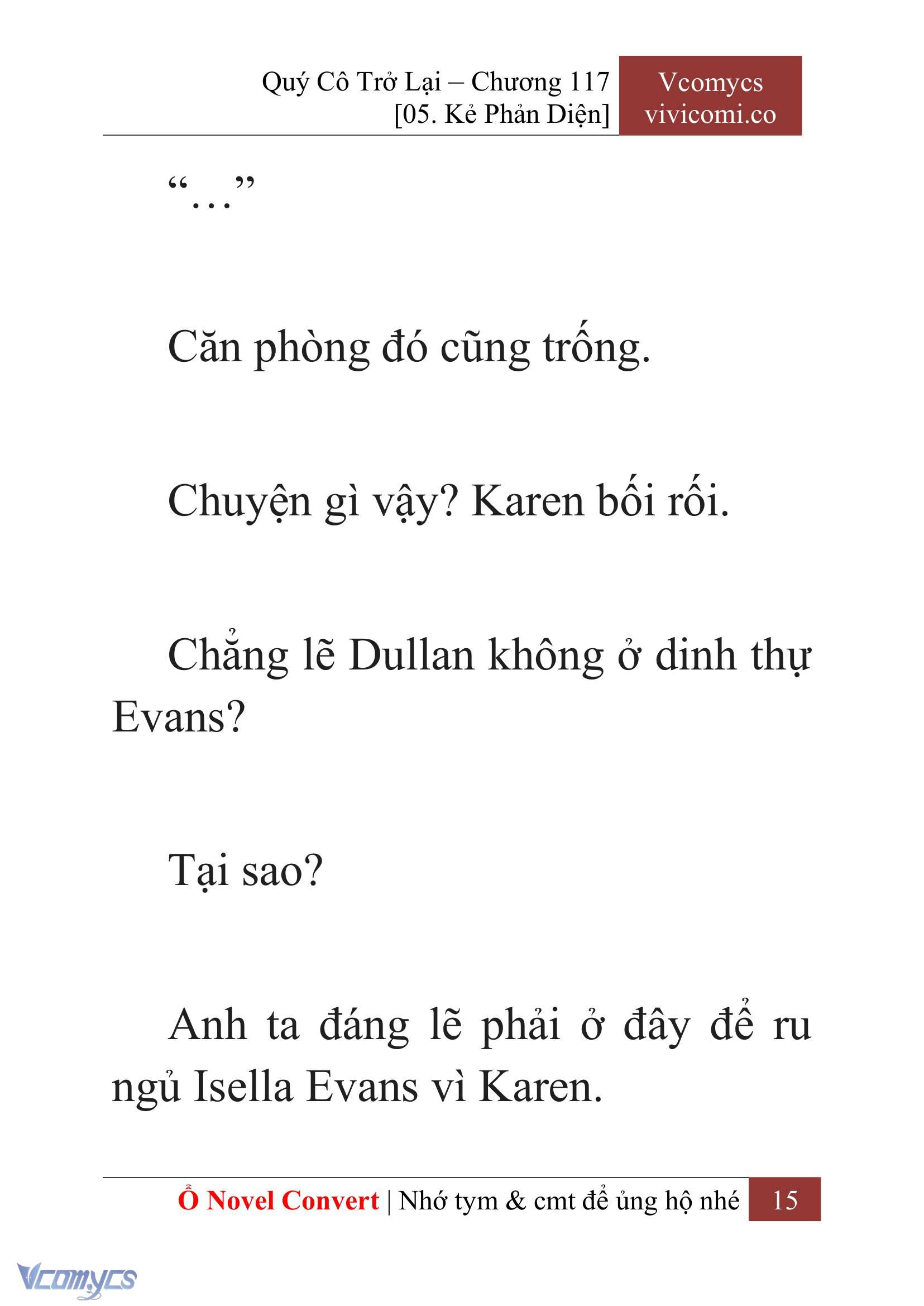 [Novel] Quý Cô Trở Lại Chapter 117 - Trang 18