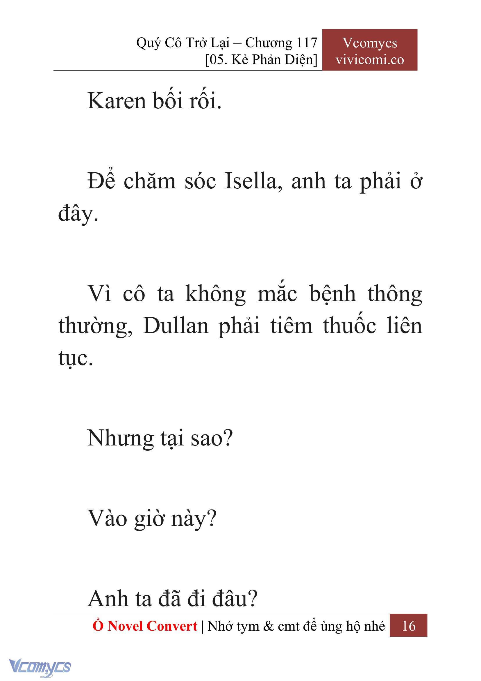 [Novel] Quý Cô Trở Lại Chapter 117 - Trang 19