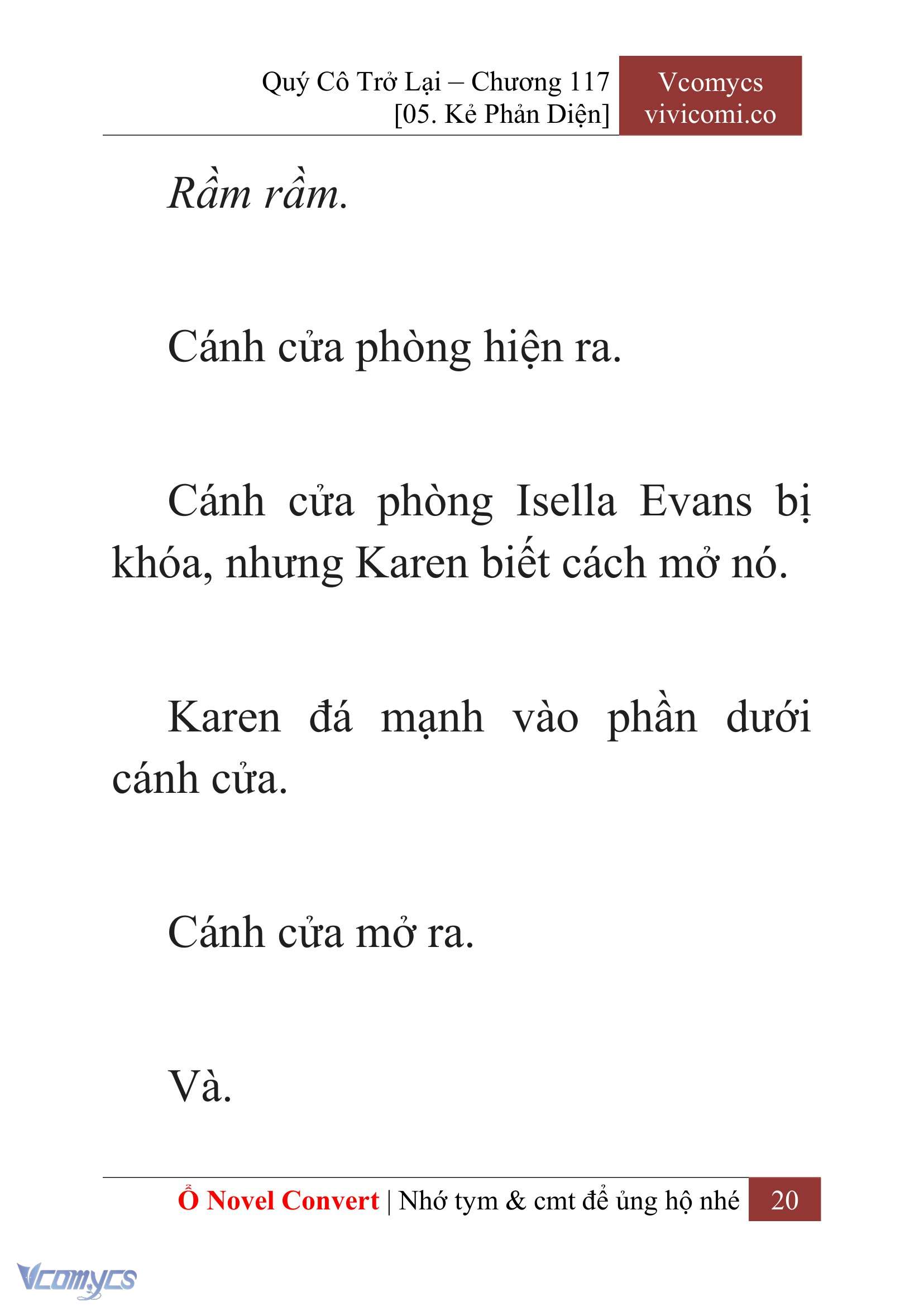 [Novel] Quý Cô Trở Lại Chapter 117 - Trang 23
