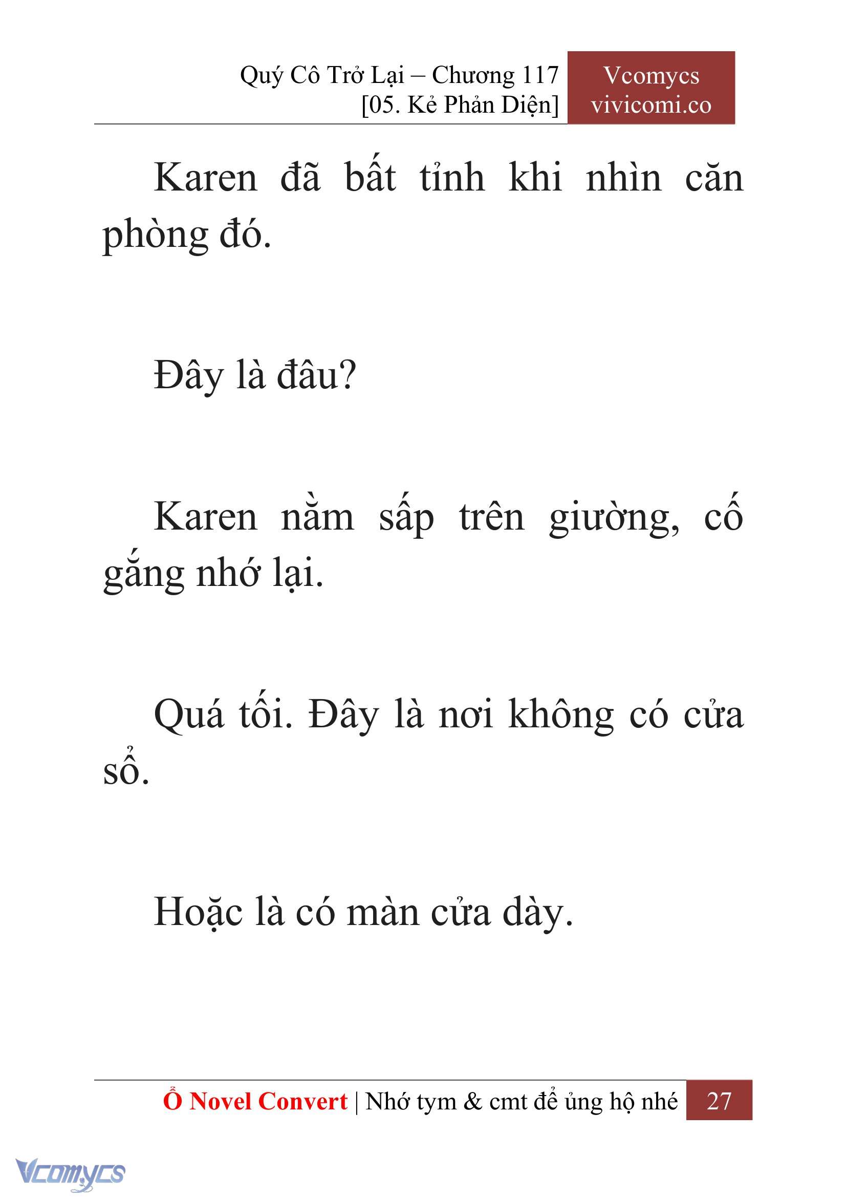 [Novel] Quý Cô Trở Lại Chapter 117 - Trang 30