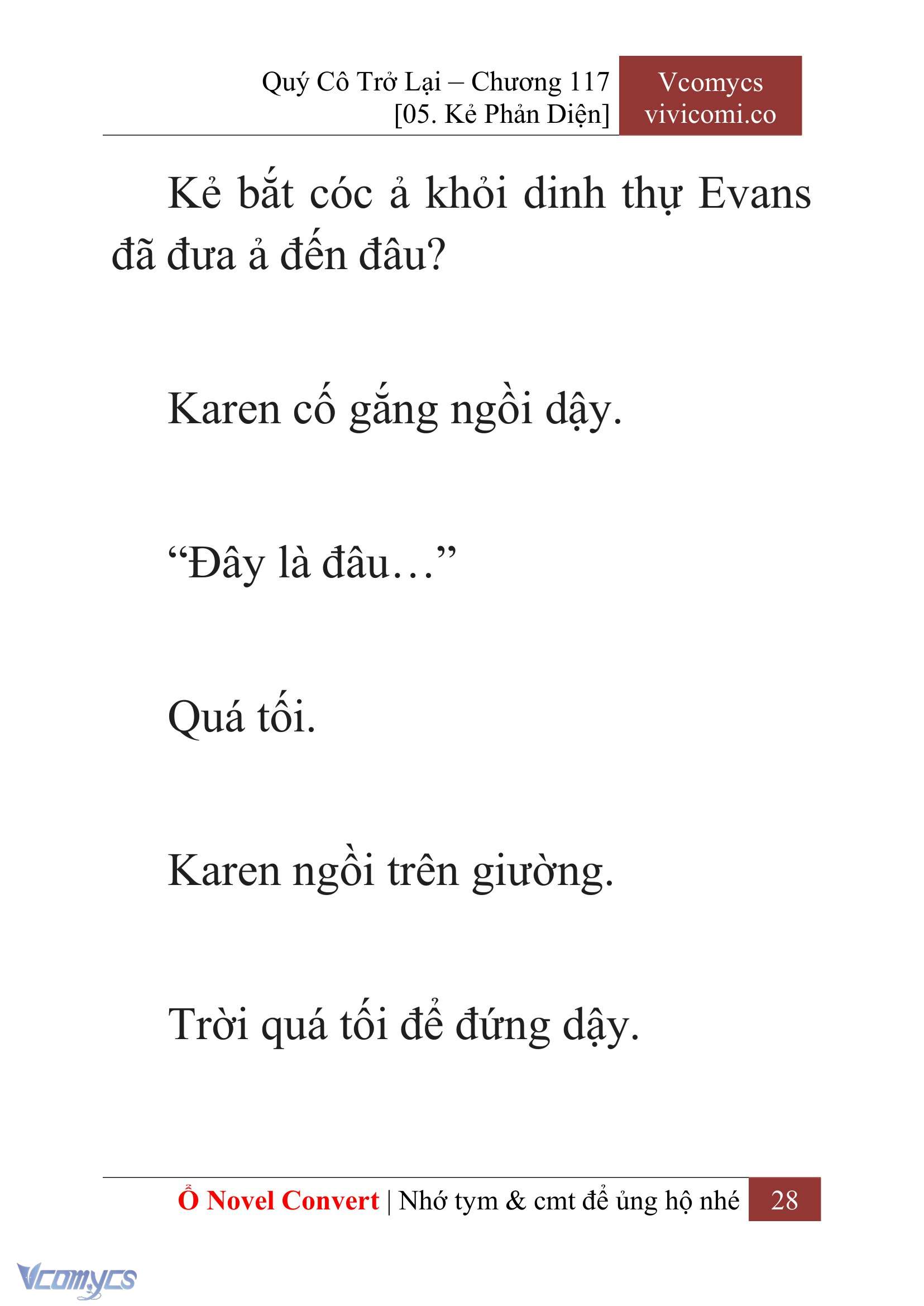 [Novel] Quý Cô Trở Lại Chapter 117 - Trang 31