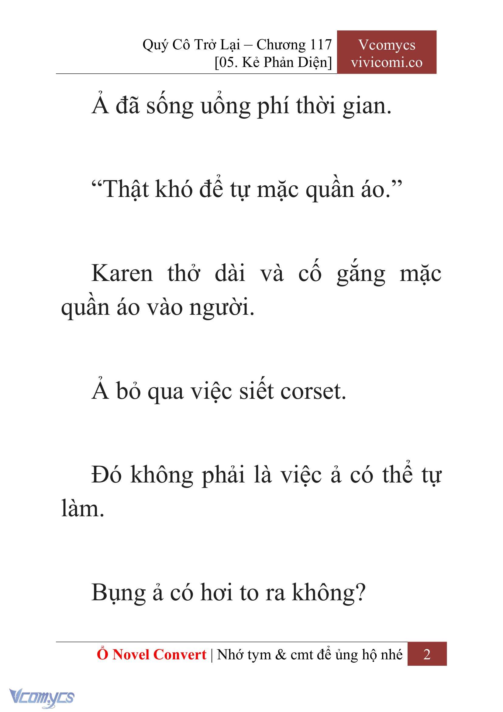 [Novel] Quý Cô Trở Lại Chapter 117 - Trang 5