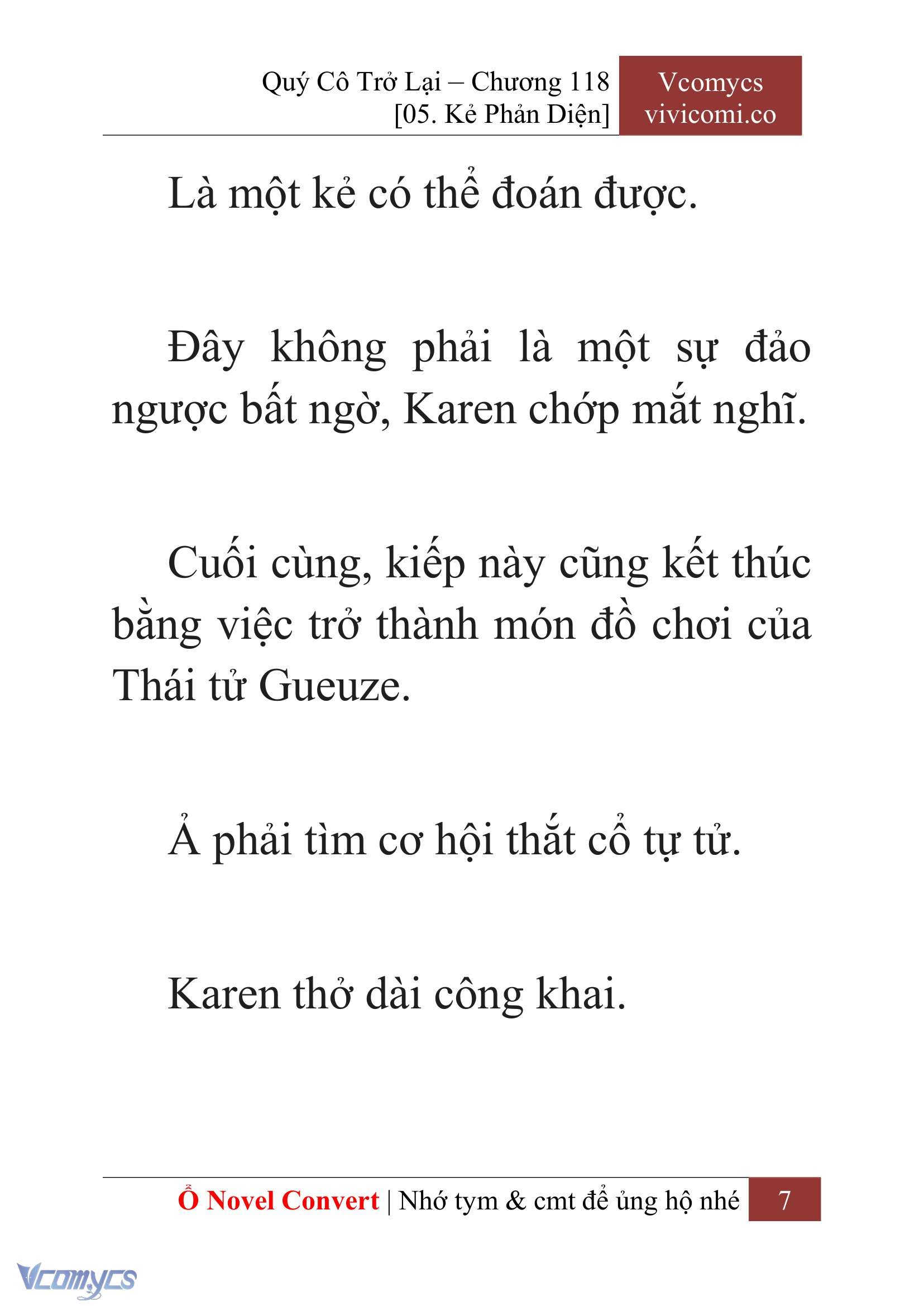 [Novel] Quý Cô Trở Lại Chapter 118 - Trang 10