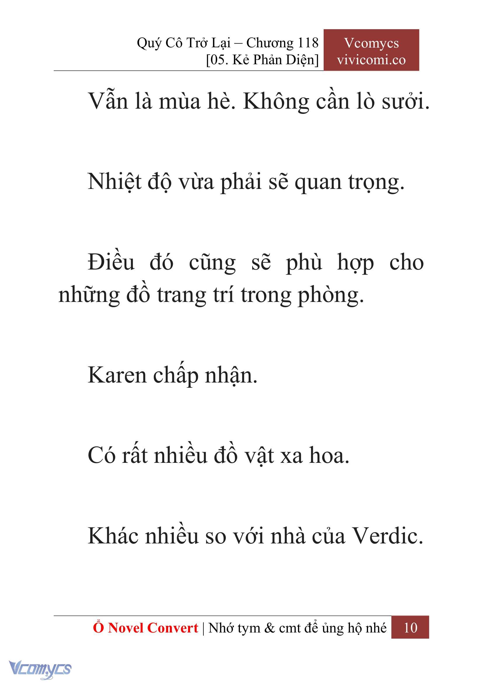 [Novel] Quý Cô Trở Lại Chapter 118 - Trang 13