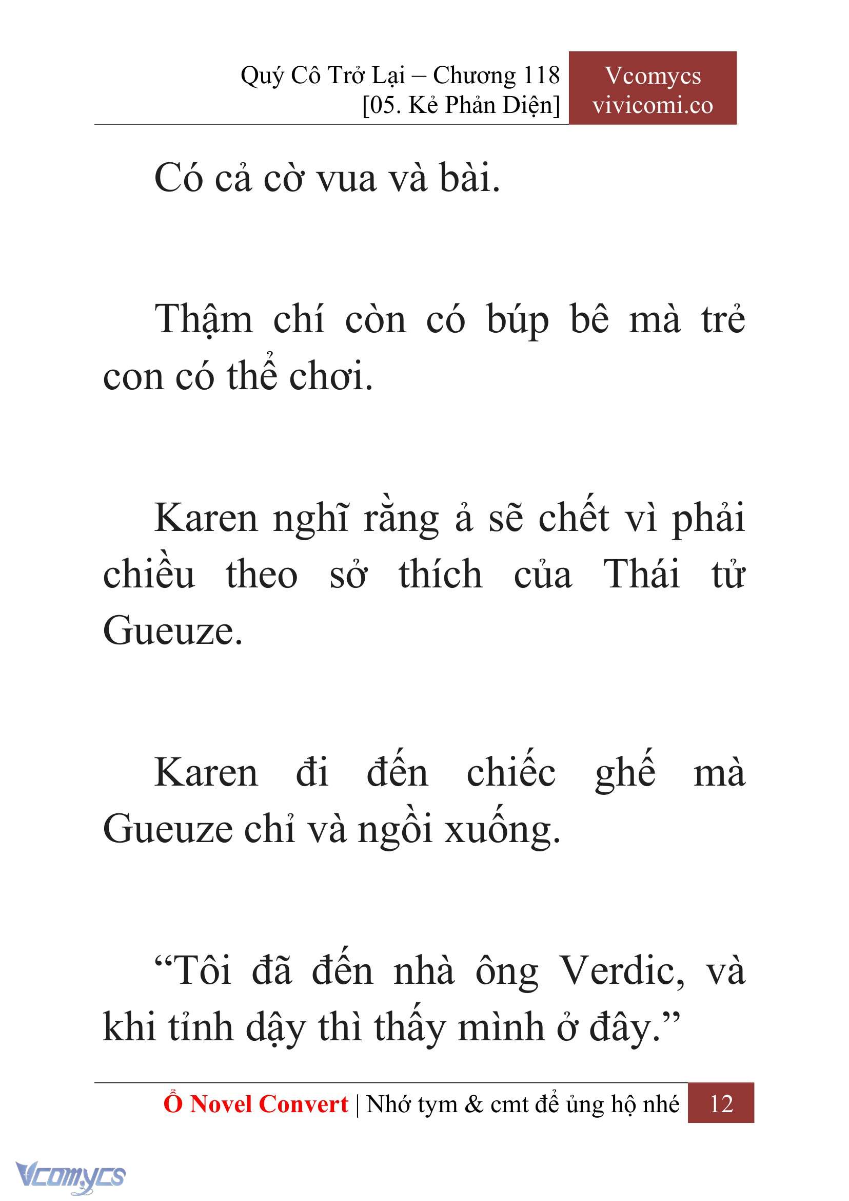 [Novel] Quý Cô Trở Lại Chapter 118 - Trang 15