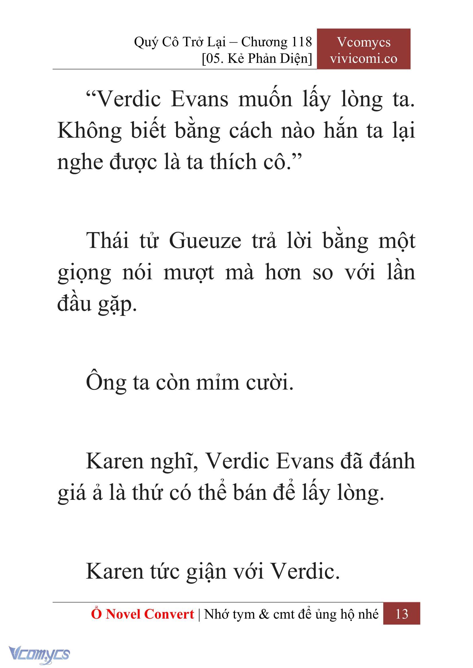 [Novel] Quý Cô Trở Lại Chapter 118 - Trang 16