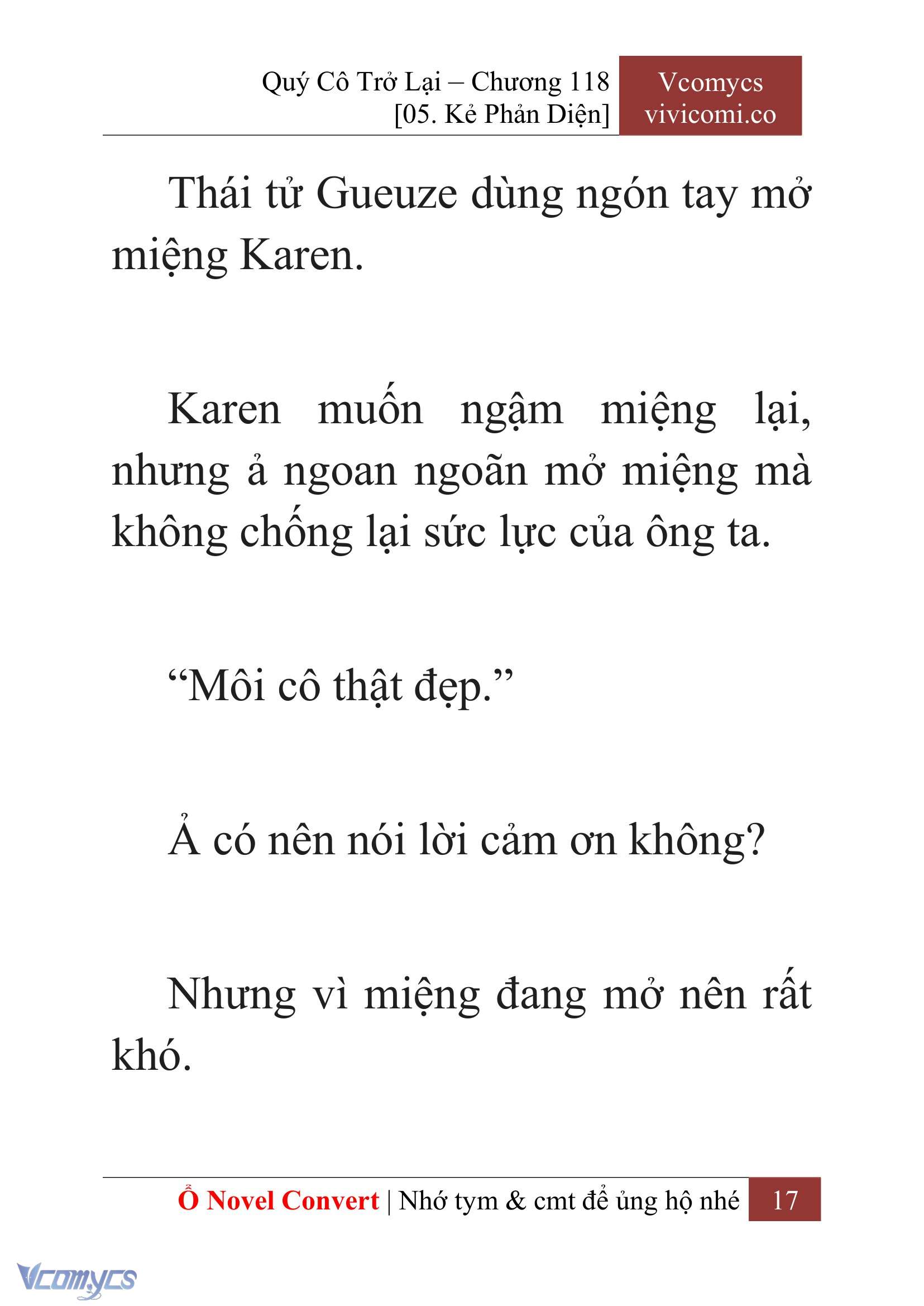 [Novel] Quý Cô Trở Lại Chapter 118 - Trang 20