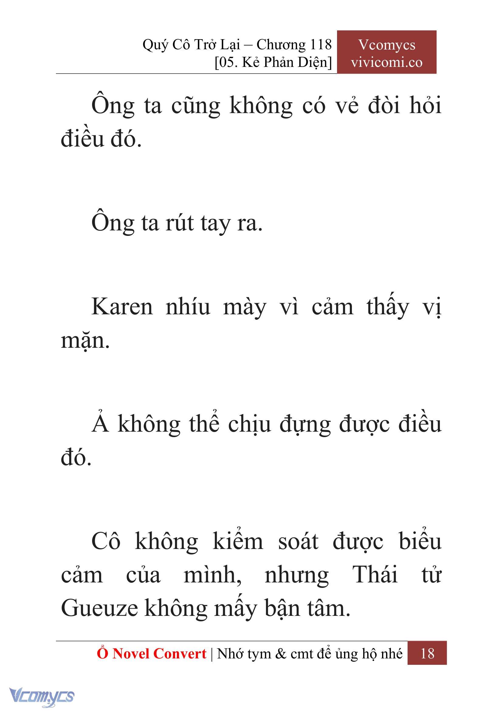 [Novel] Quý Cô Trở Lại Chapter 118 - Trang 21