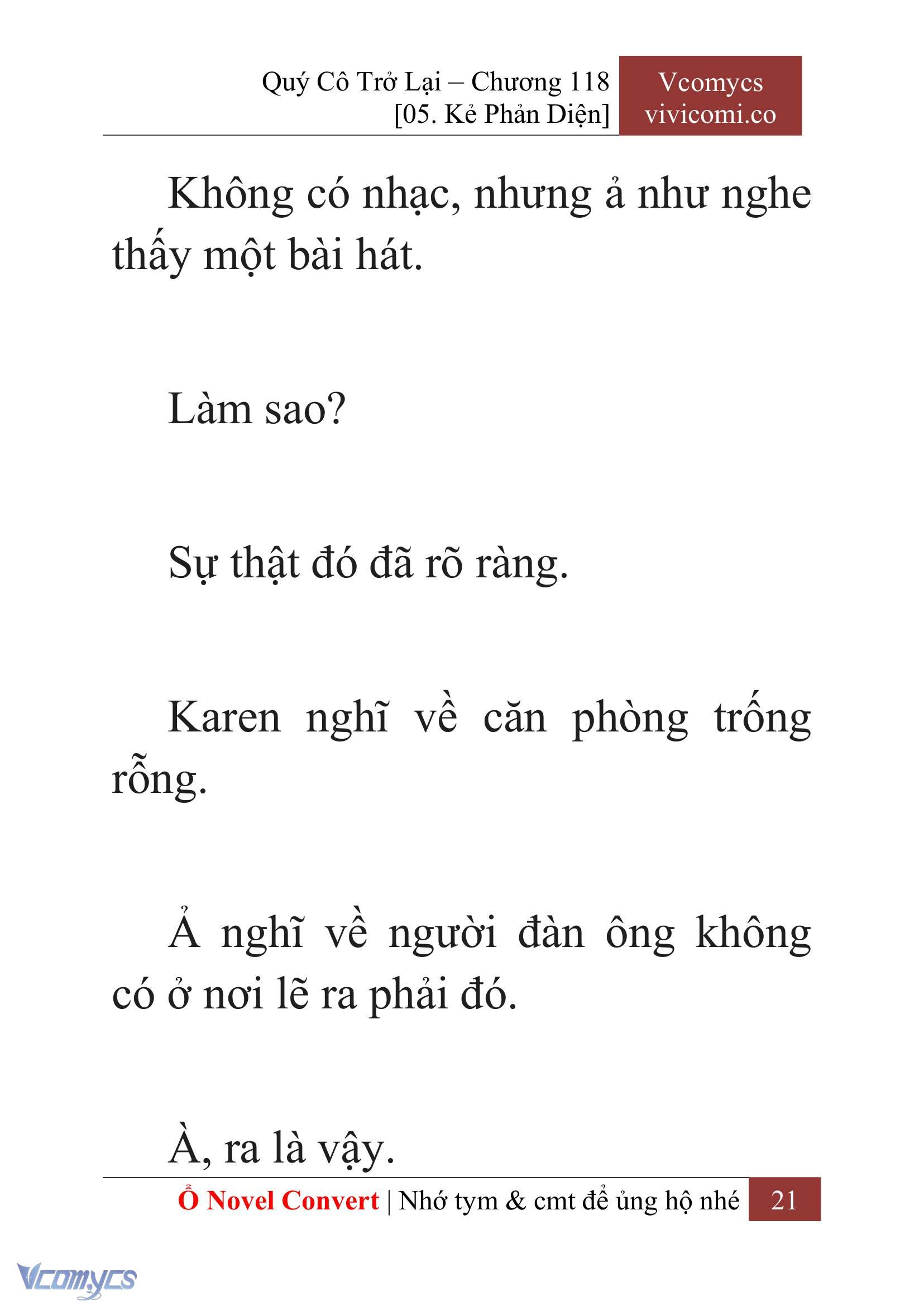 [Novel] Quý Cô Trở Lại Chapter 118 - Trang 24