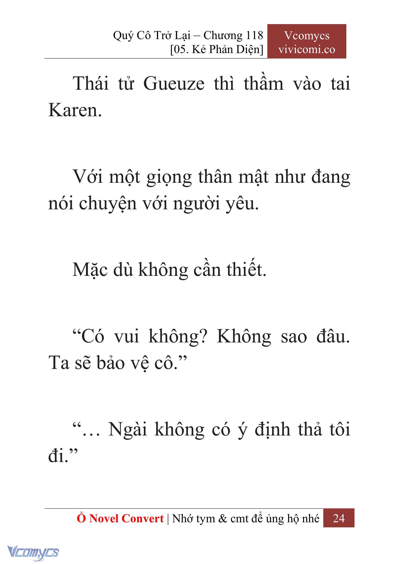 [Novel] Quý Cô Trở Lại Chapter 118 - Trang 27