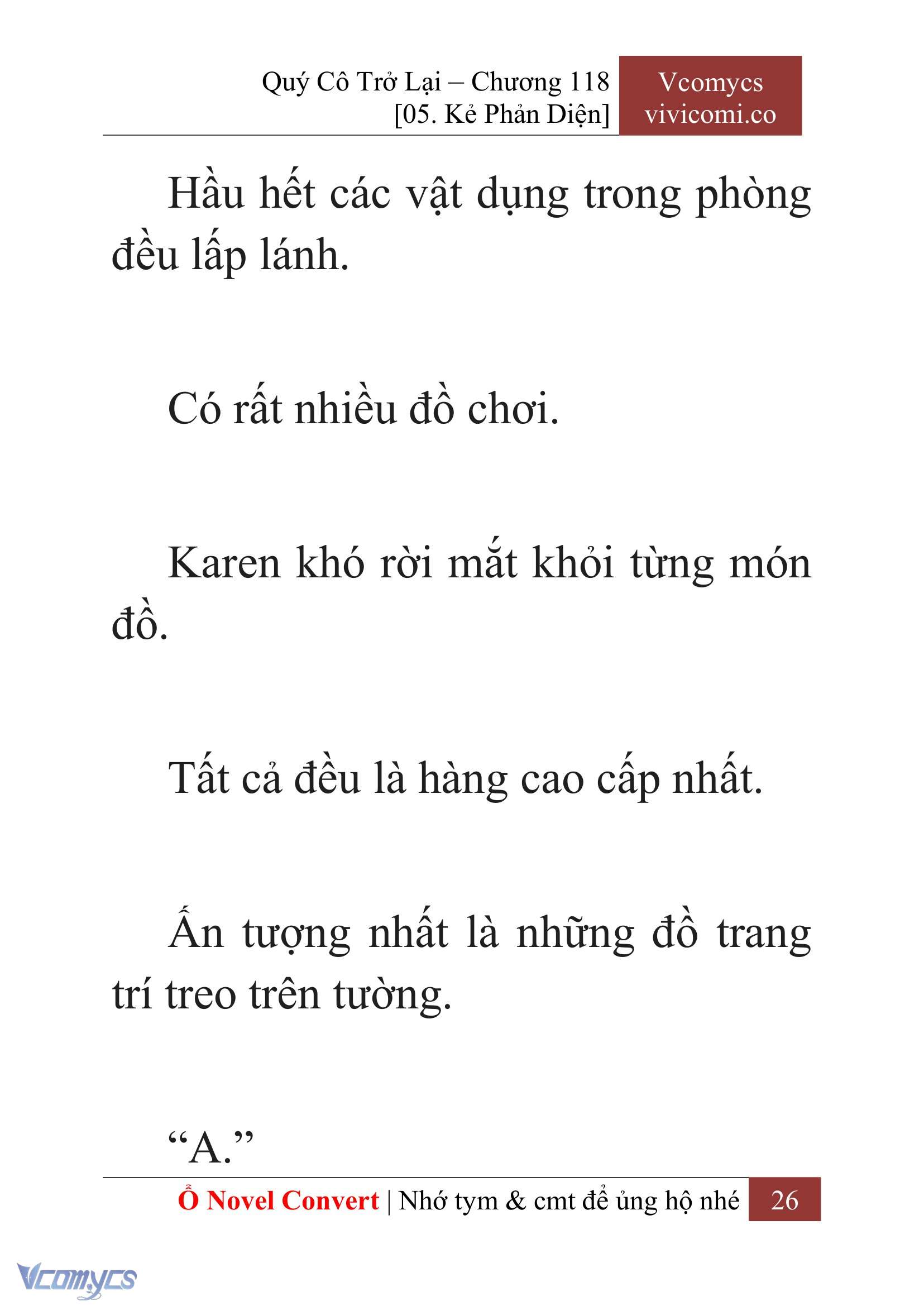 [Novel] Quý Cô Trở Lại Chapter 118 - Trang 29