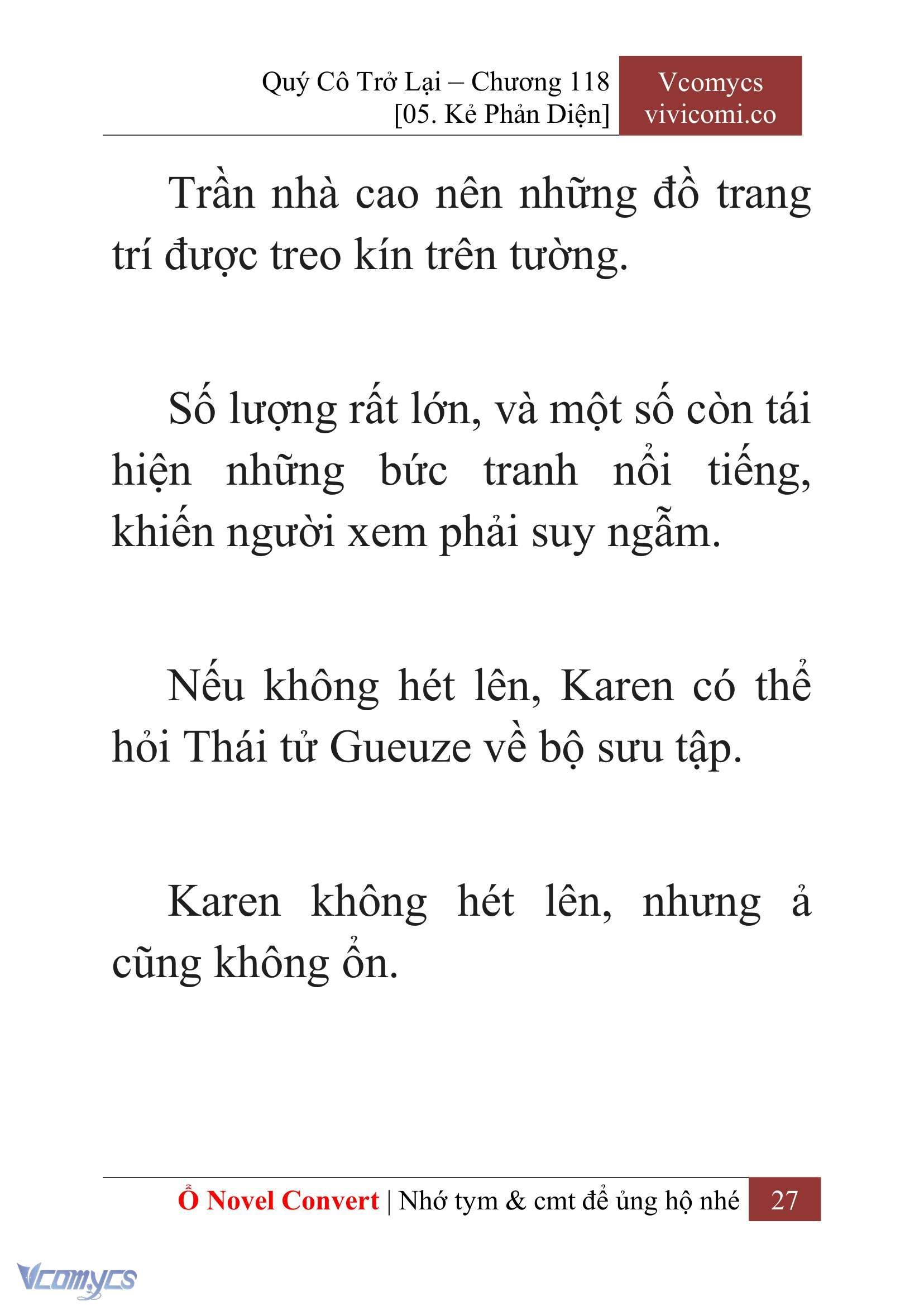 [Novel] Quý Cô Trở Lại Chapter 118 - Trang 30