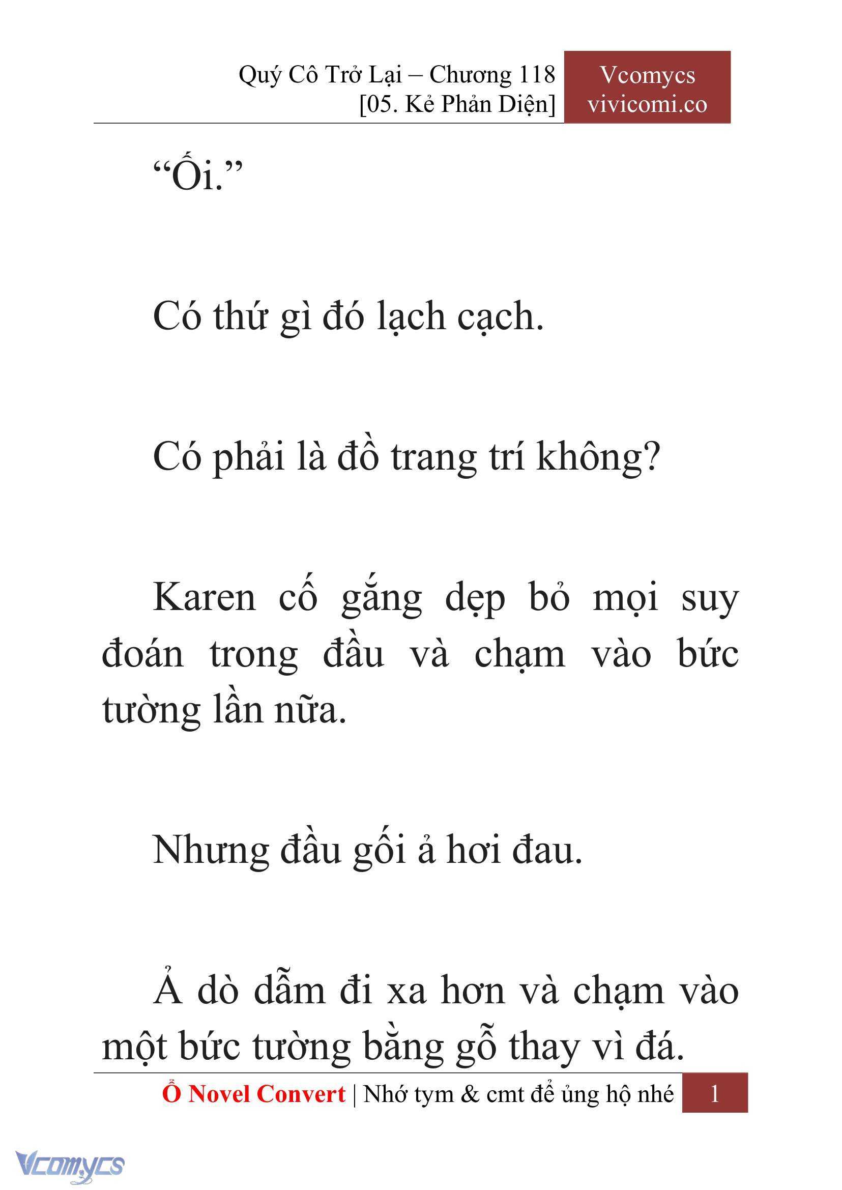 [Novel] Quý Cô Trở Lại Chapter 118 - Trang 4