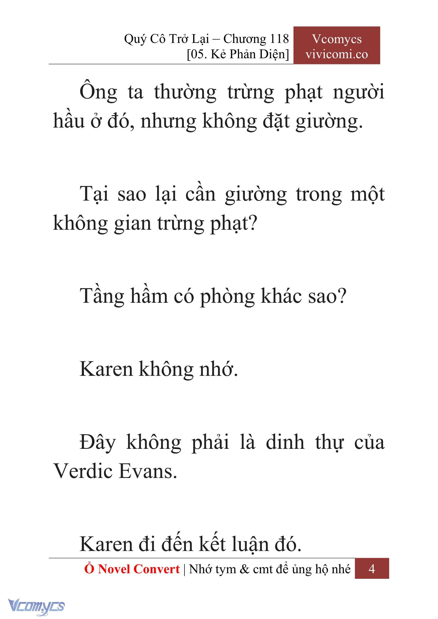 [Novel] Quý Cô Trở Lại Chapter 118 - Trang 7