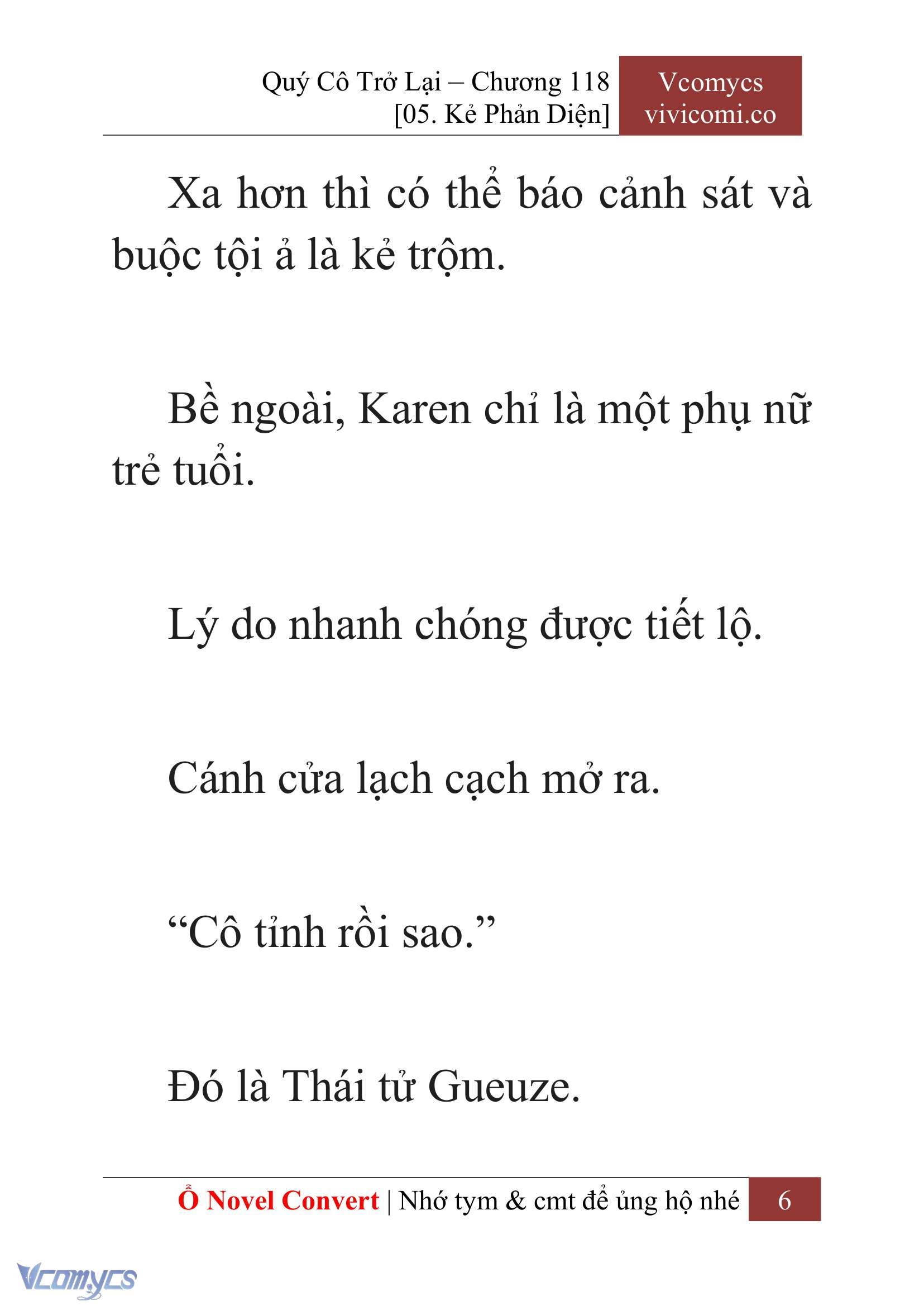 [Novel] Quý Cô Trở Lại Chapter 118 - Trang 9
