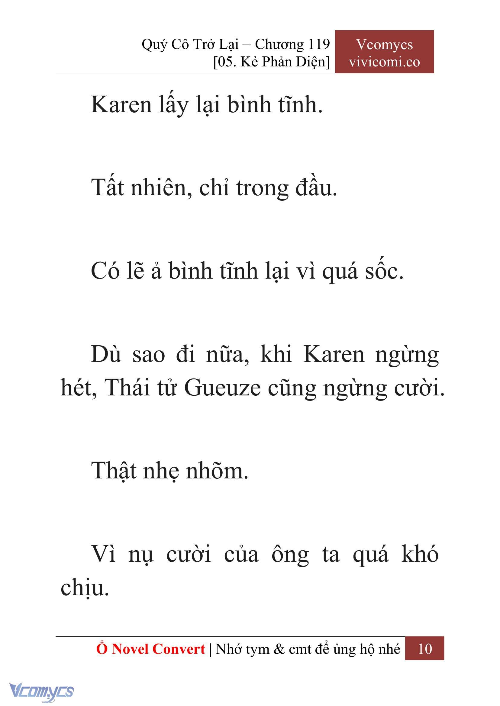[Novel] Quý Cô Trở Lại Chapter 119 - Trang 13