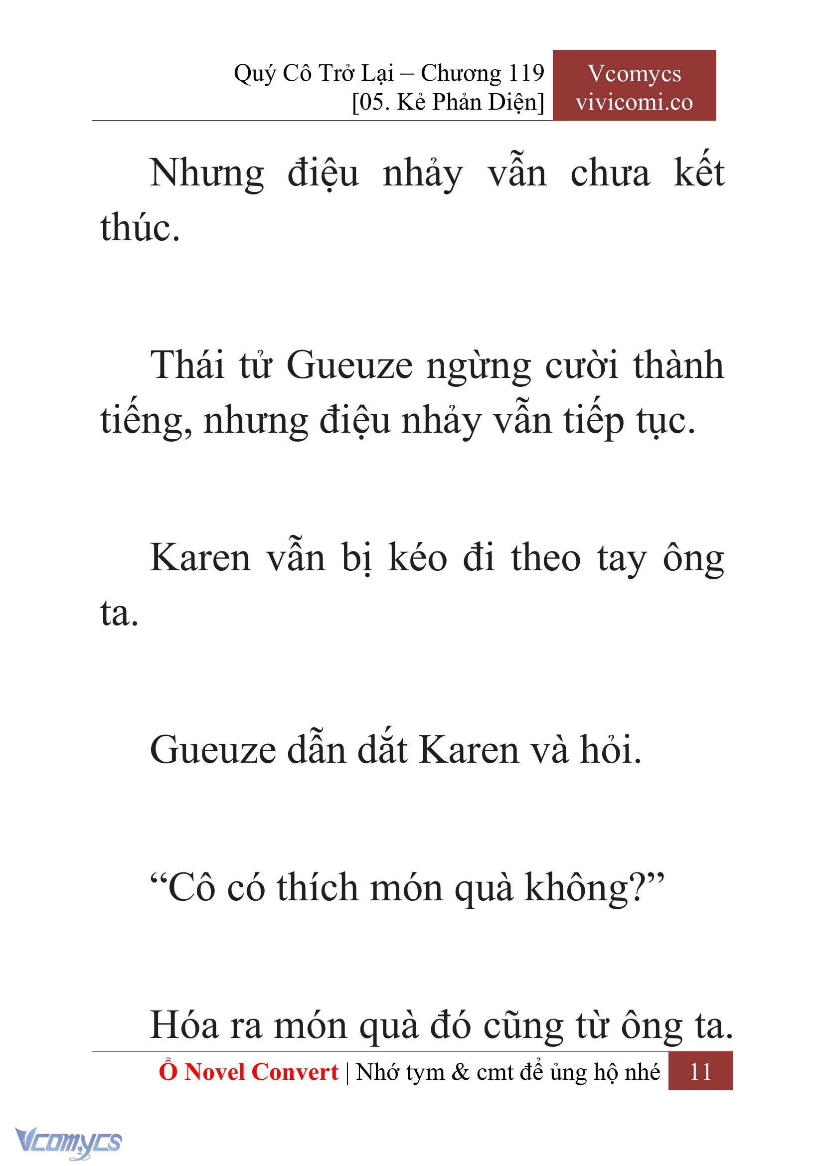 [Novel] Quý Cô Trở Lại Chapter 119 - Trang 14