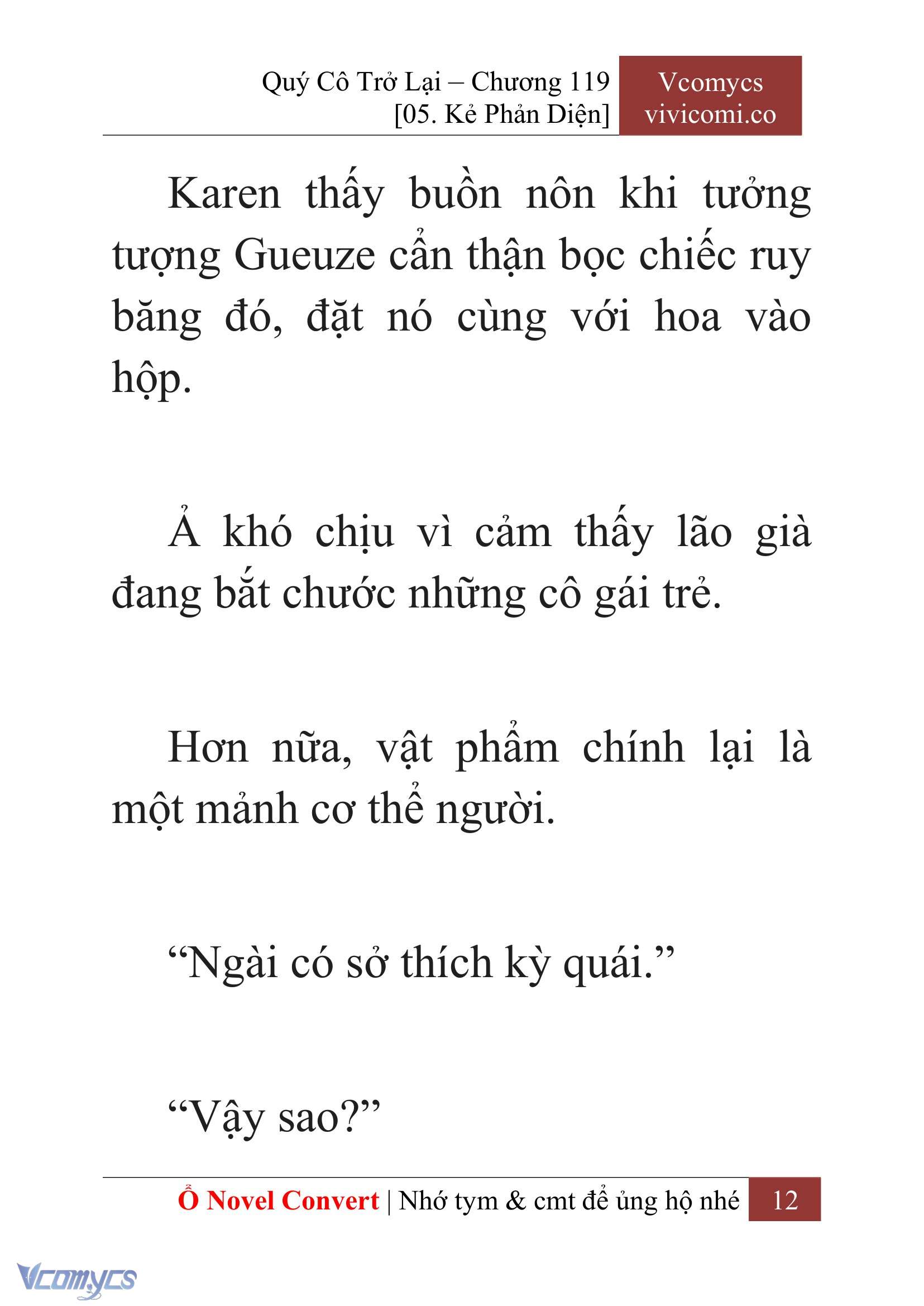 [Novel] Quý Cô Trở Lại Chapter 119 - Trang 15
