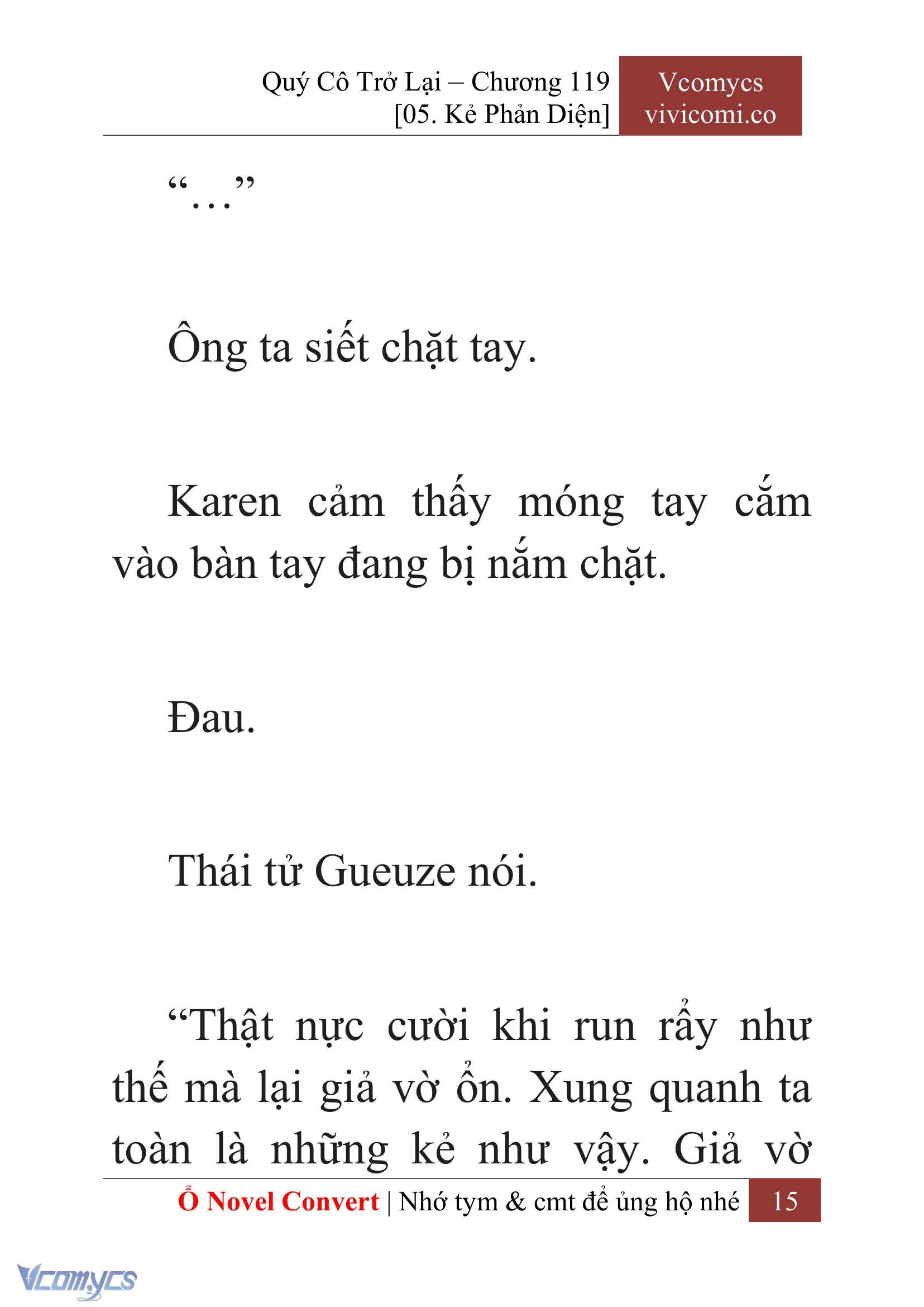 [Novel] Quý Cô Trở Lại Chapter 119 - Trang 18