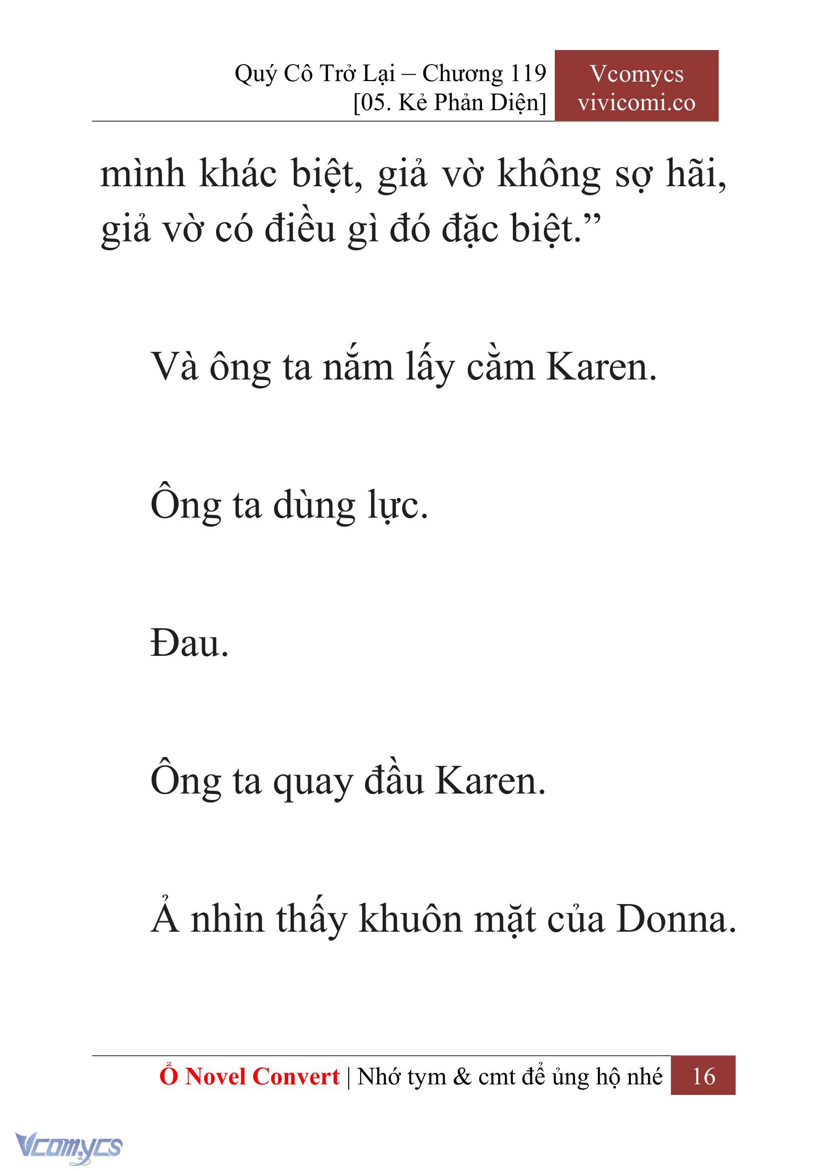[Novel] Quý Cô Trở Lại Chapter 119 - Trang 19