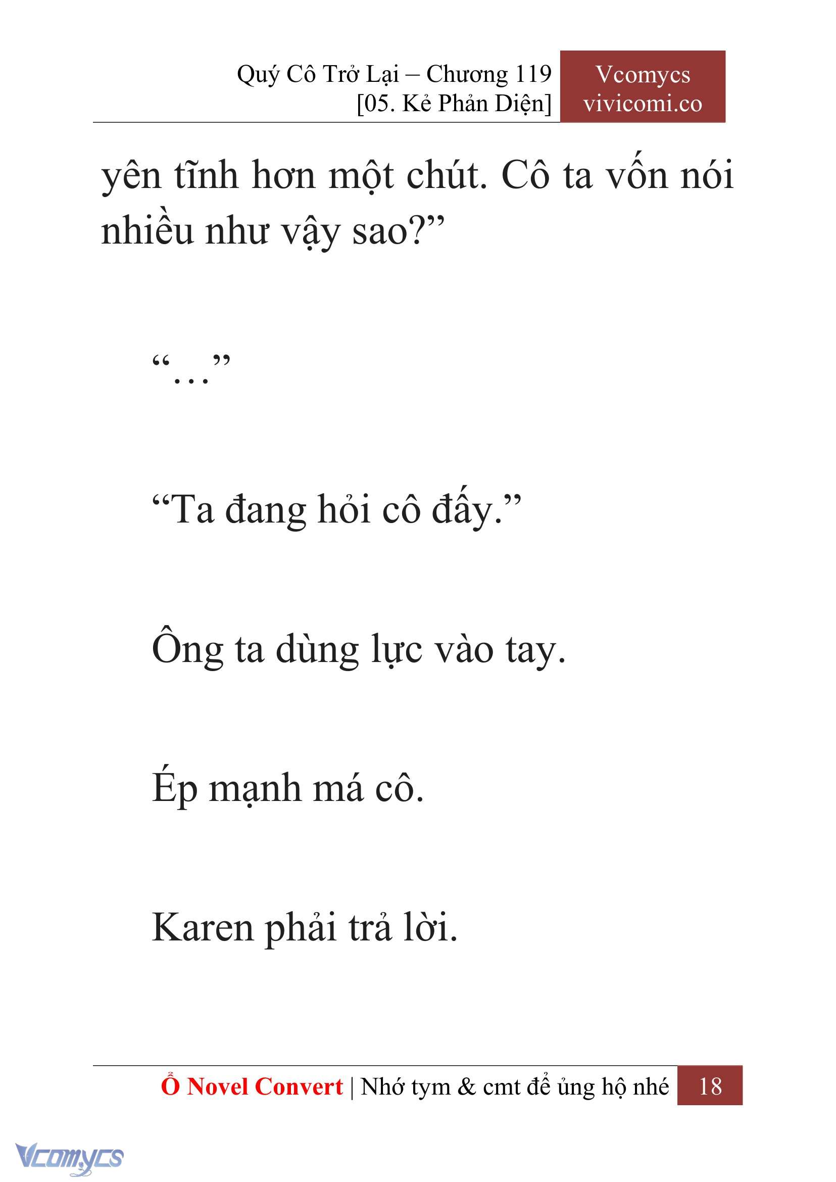[Novel] Quý Cô Trở Lại Chapter 119 - Trang 21