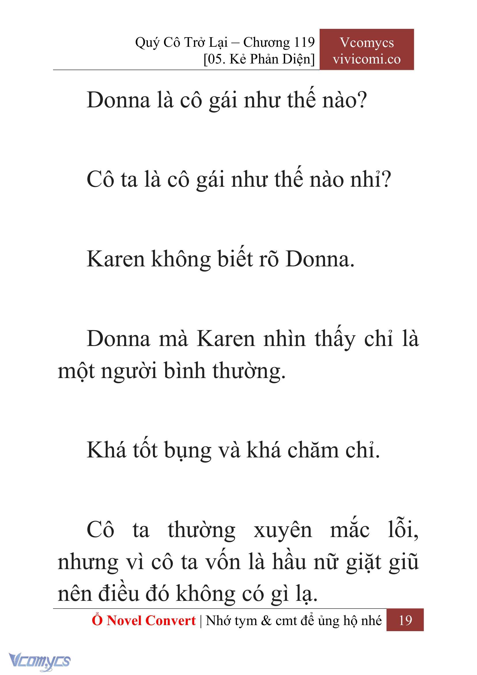 [Novel] Quý Cô Trở Lại Chapter 119 - Trang 22