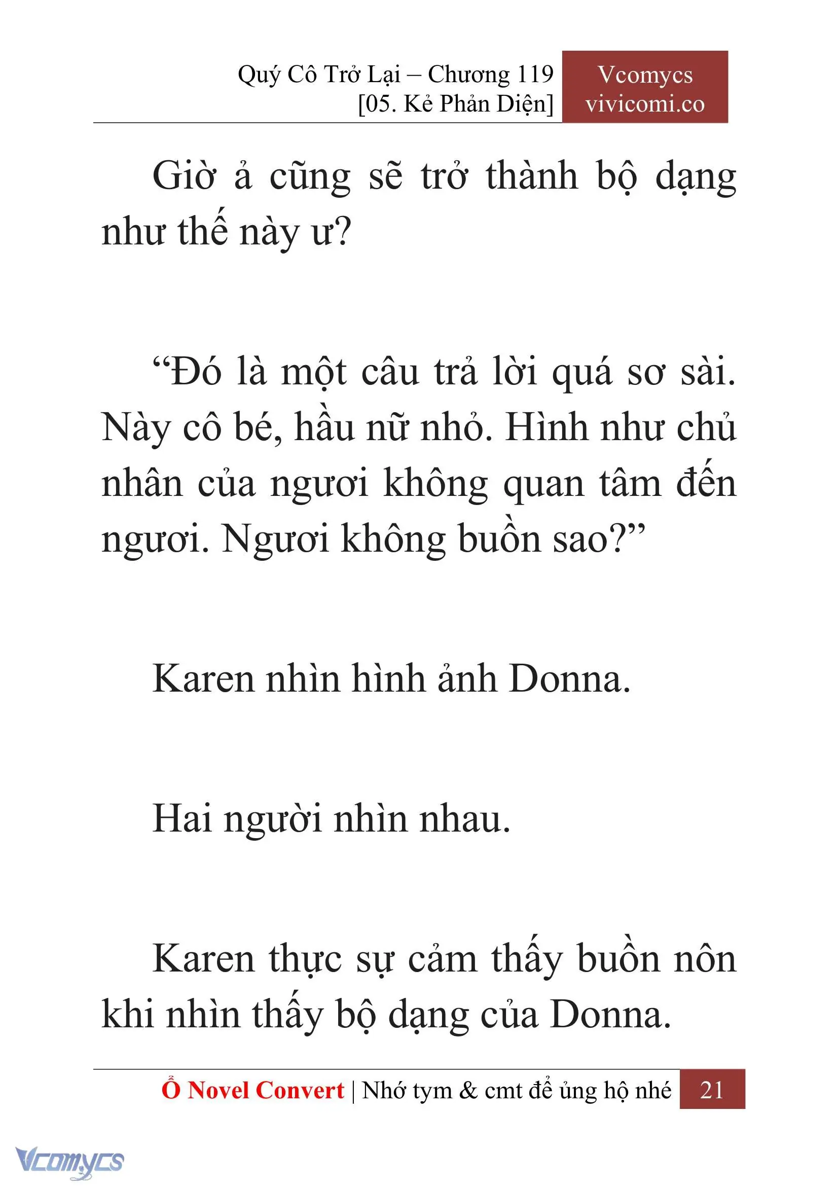 [Novel] Quý Cô Trở Lại Chapter 119 - Trang 24