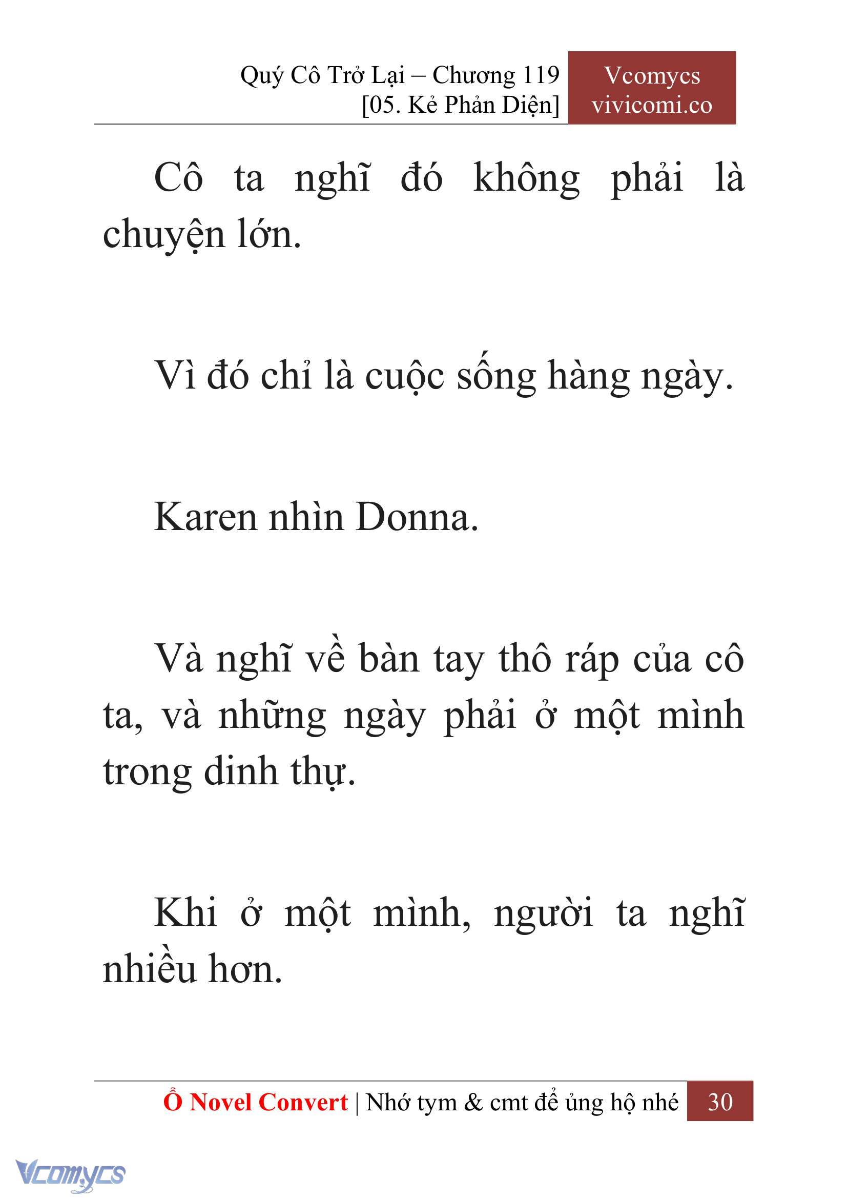 [Novel] Quý Cô Trở Lại Chapter 119 - Trang 33