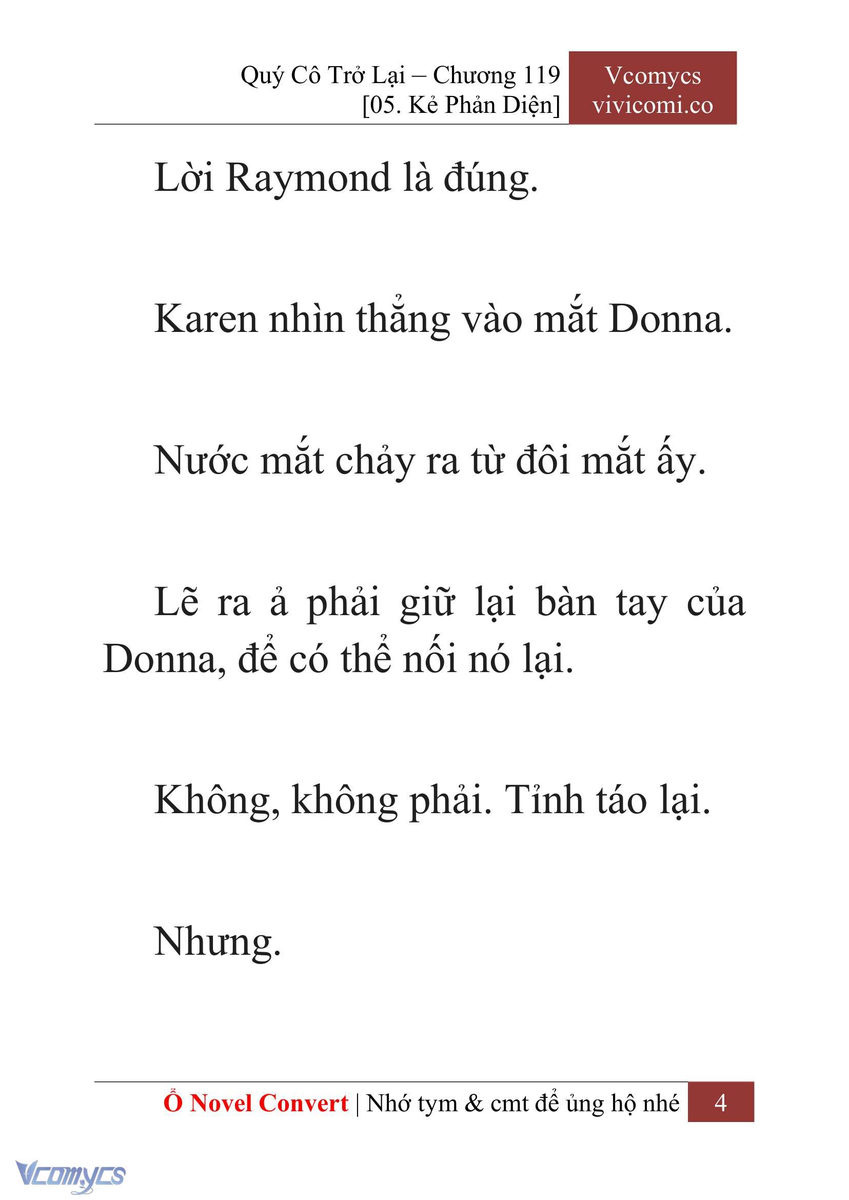 [Novel] Quý Cô Trở Lại Chapter 119 - Trang 7