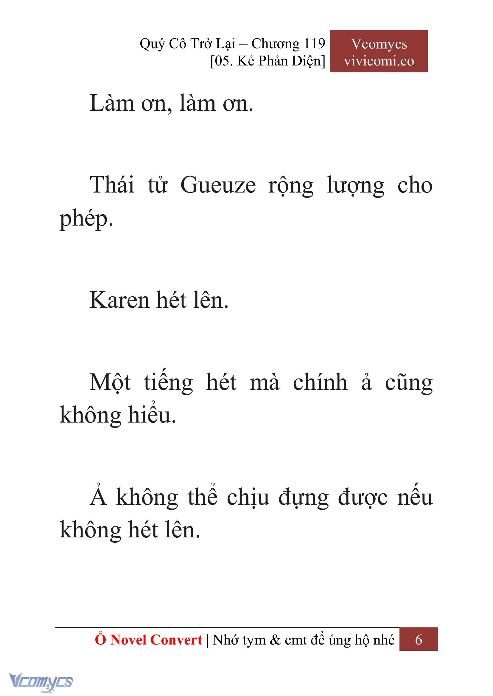 [Novel] Quý Cô Trở Lại Chapter 119 - Trang 9
