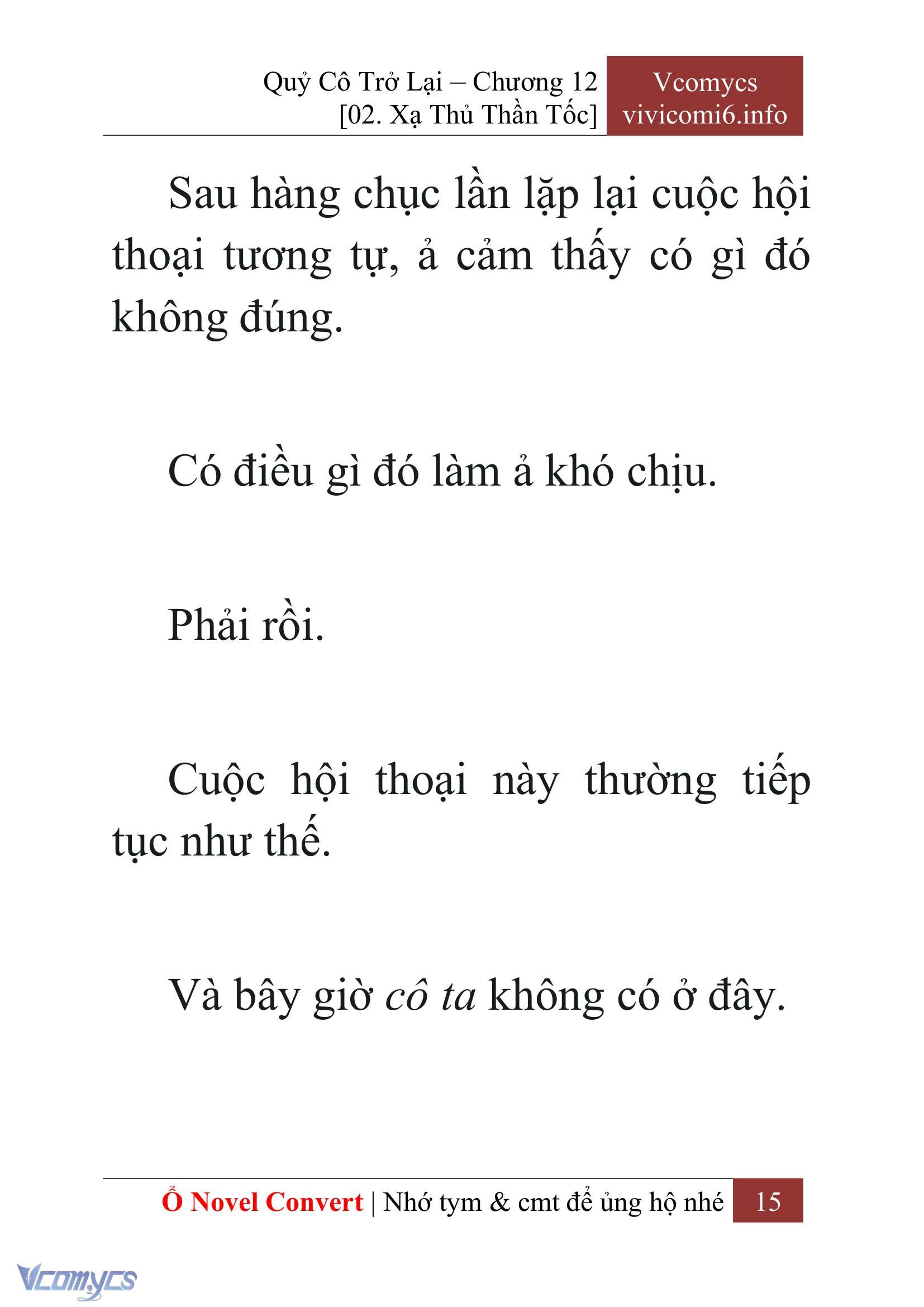 [Novel] Quý Cô Trở Lại Chapter 12 - Trang 18
