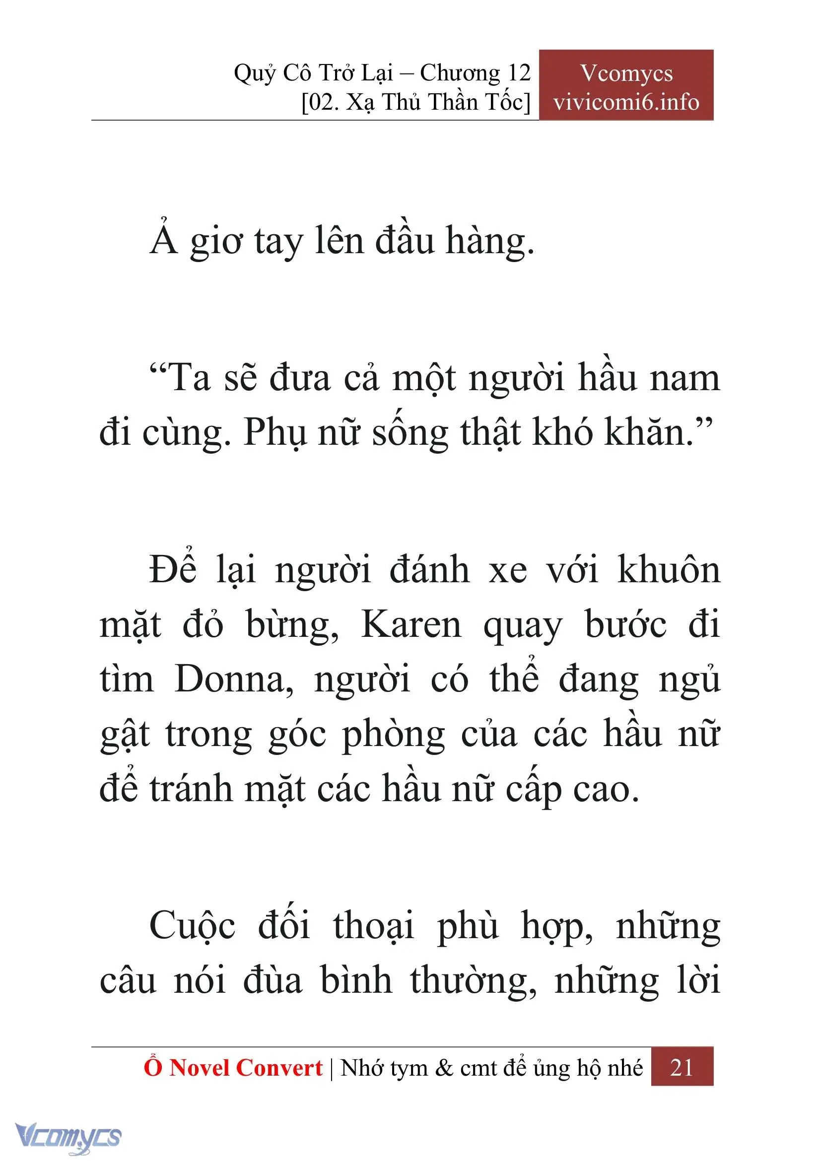 [Novel] Quý Cô Trở Lại Chapter 12 - Trang 24