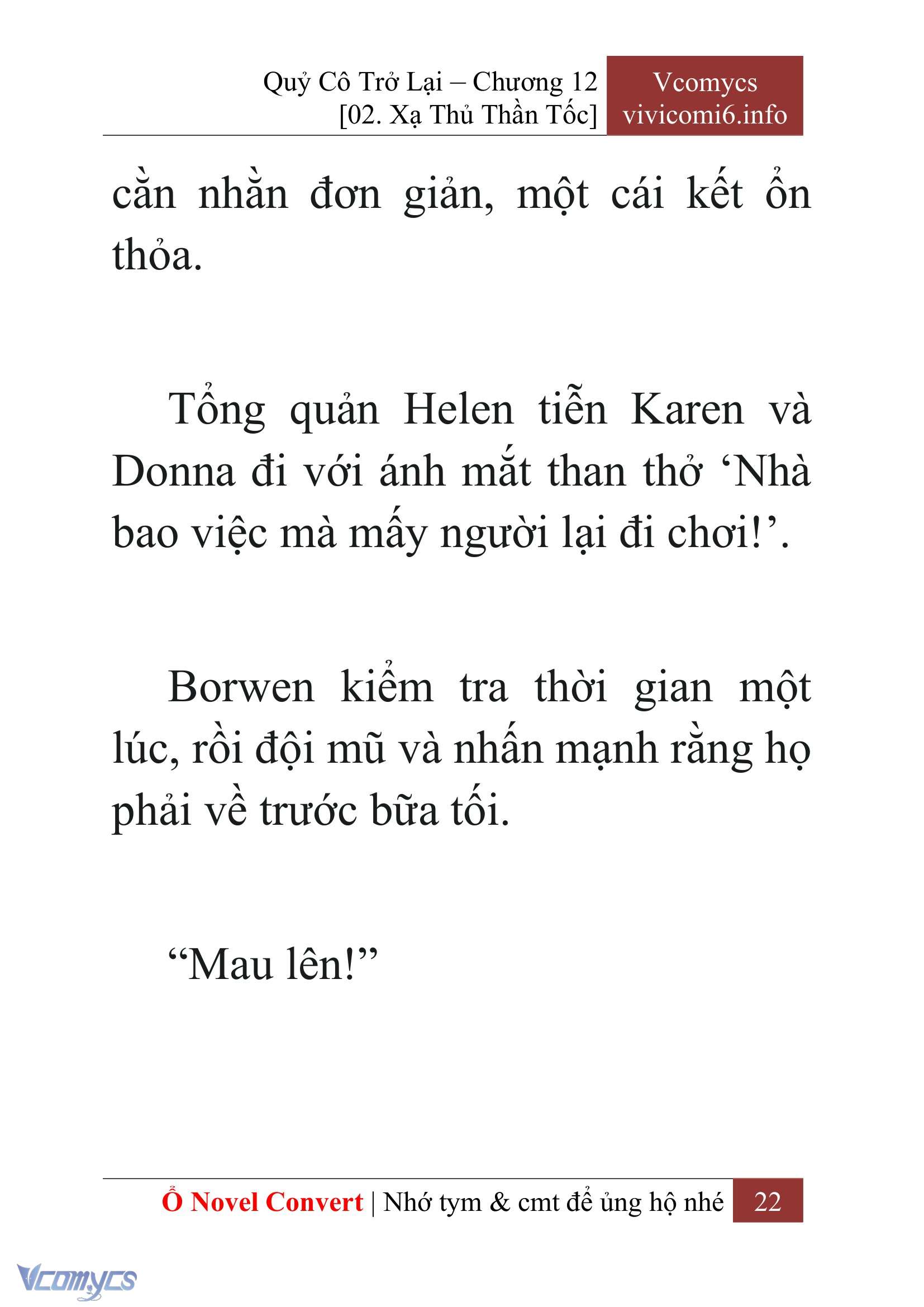 [Novel] Quý Cô Trở Lại Chapter 12 - Trang 25