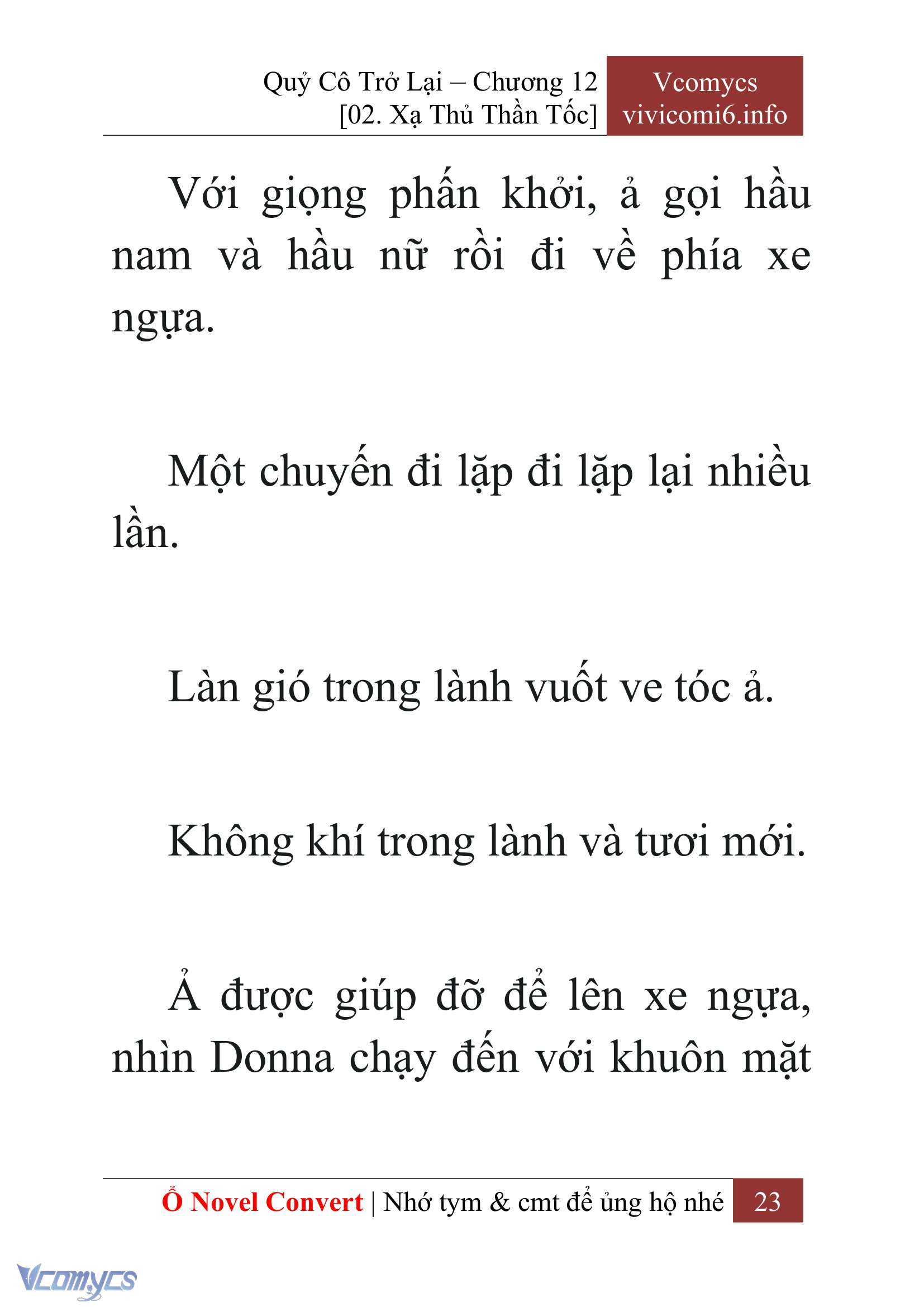 [Novel] Quý Cô Trở Lại Chapter 12 - Trang 26